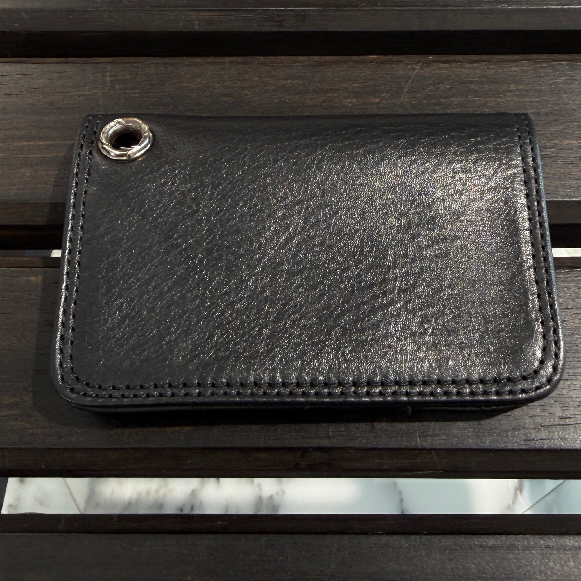 CHROME HEARTS Grommet Leather Card Case クロムハーツ グロメット レザーカードケース