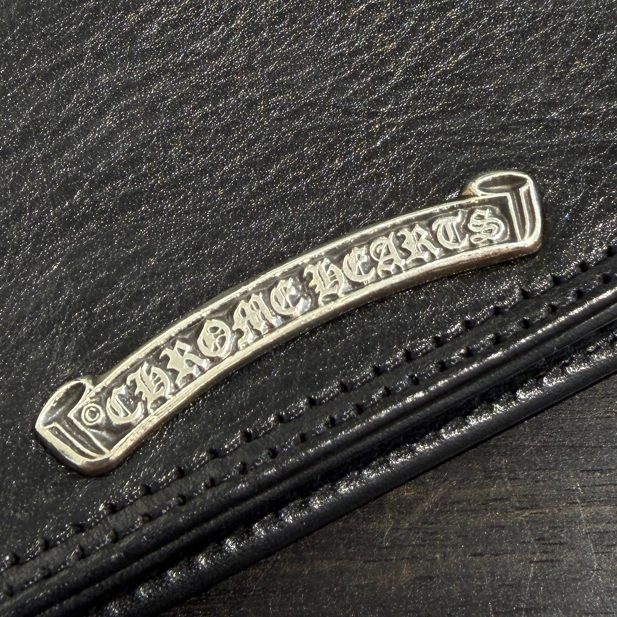 CHROME HEARTS Grommet Leather Card Case クロムハーツ グロメット レザーカードケース