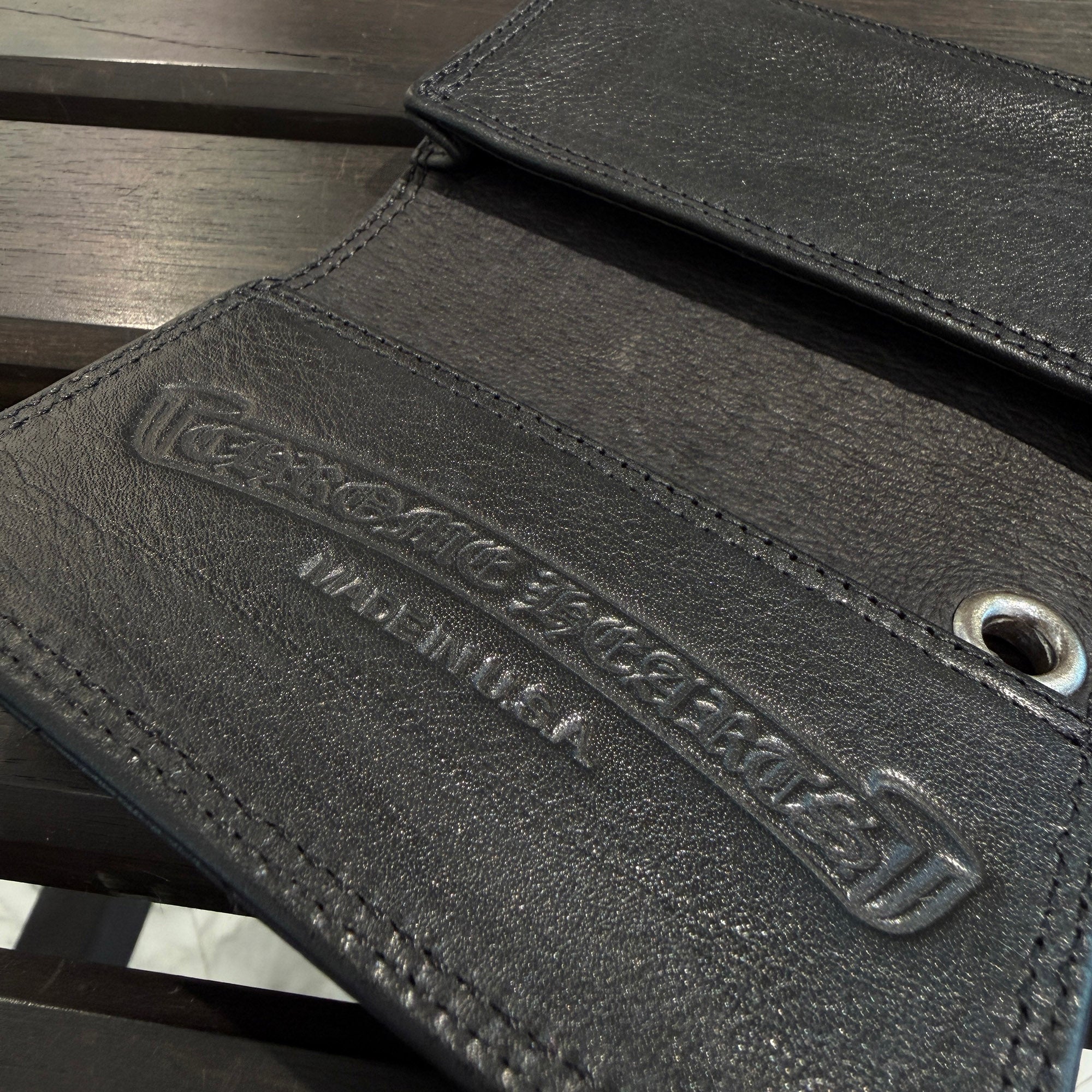 CHROME HEARTS Grommet Leather Card Case クロムハーツ グロメット レザーカードケース