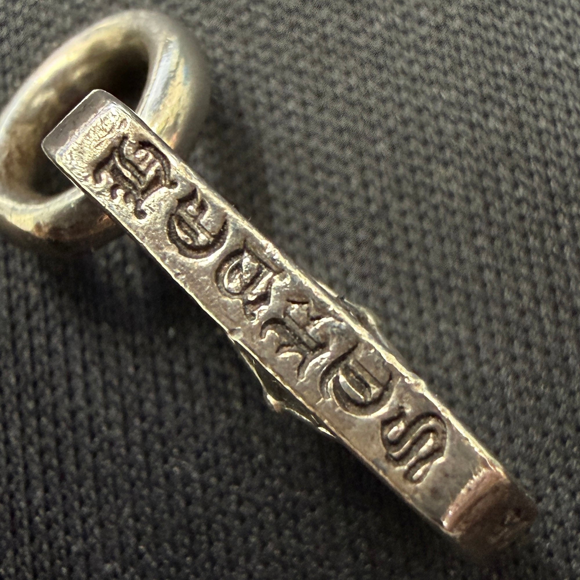 CHROME HEARTS TINY STAR Dock Tag Pendant Charm クロムハーツ タイニー スター ドッグタグ ペンダントチャーム