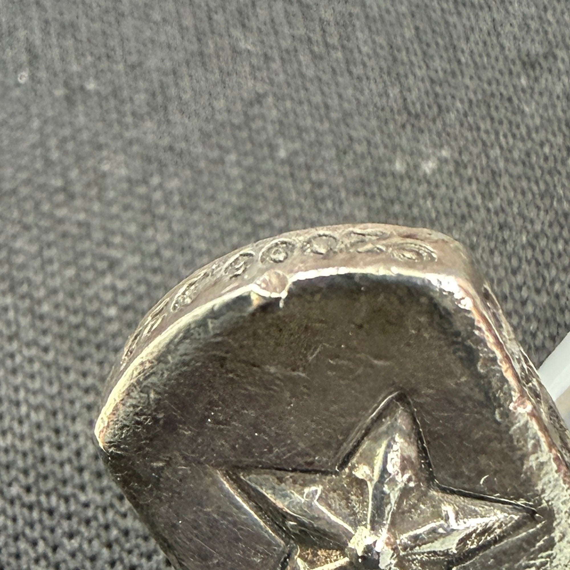 CHROME HEARTS TINY STAR Dock Tag Pendant Charm クロムハーツ タイニー スター ドッグタグ ペンダントチャーム