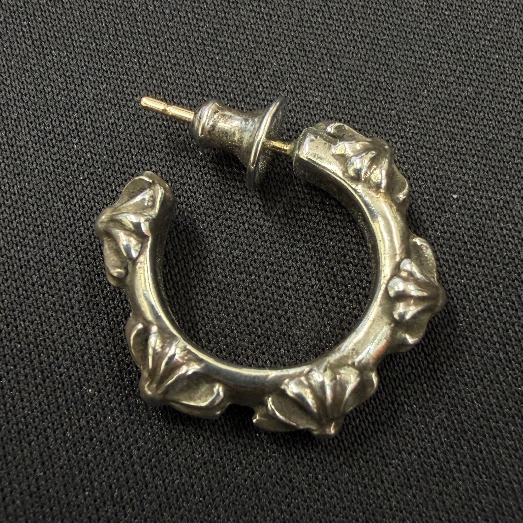 CHROME HEARTS CH CROSS HOOP Earring クロムハーツ CHクロス フープ イヤリング ピアス