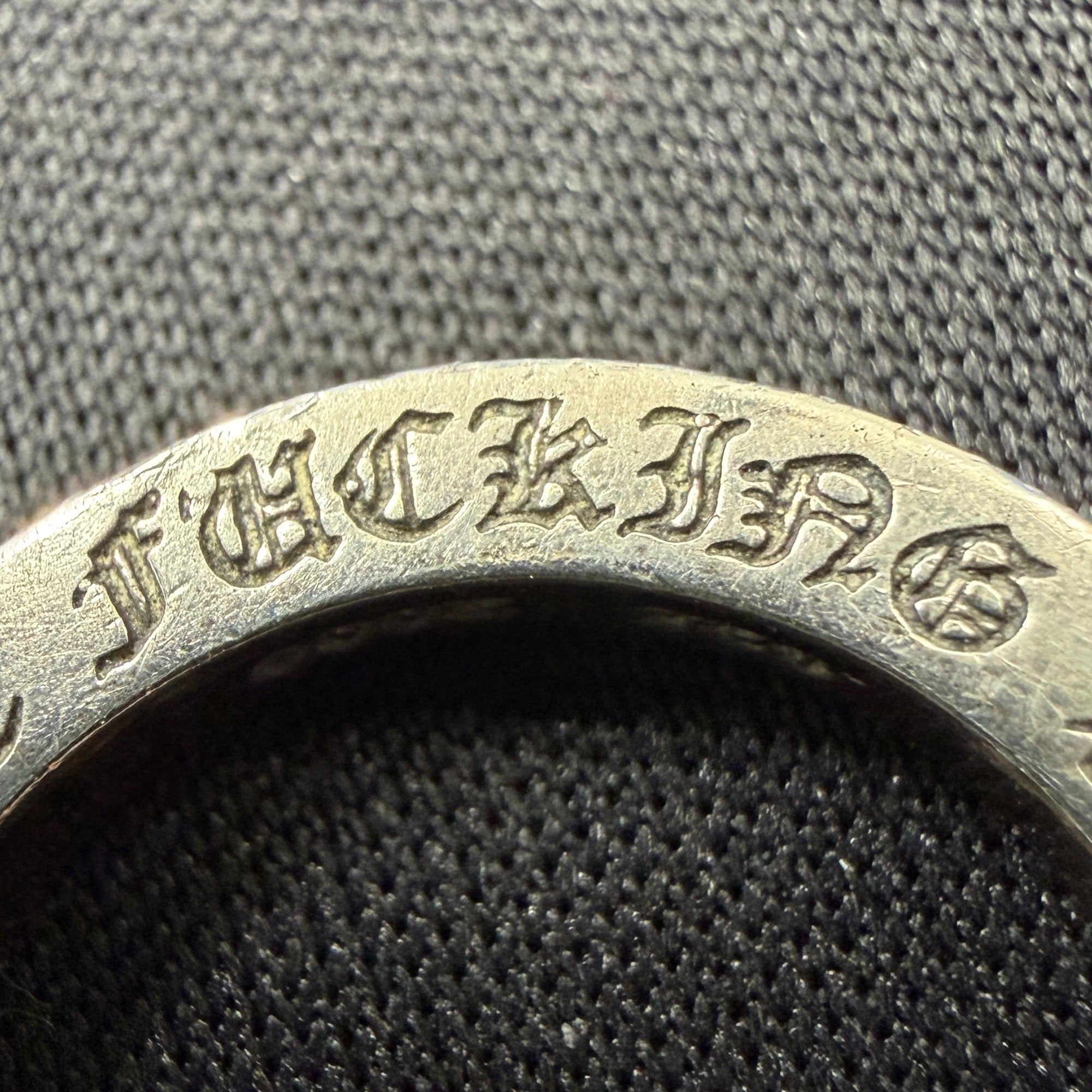 CHROME HEARTS True Fucking Punk Ring Size 8号 クロムハーツ トゥルー ファッキンパンク リング サイズ8号