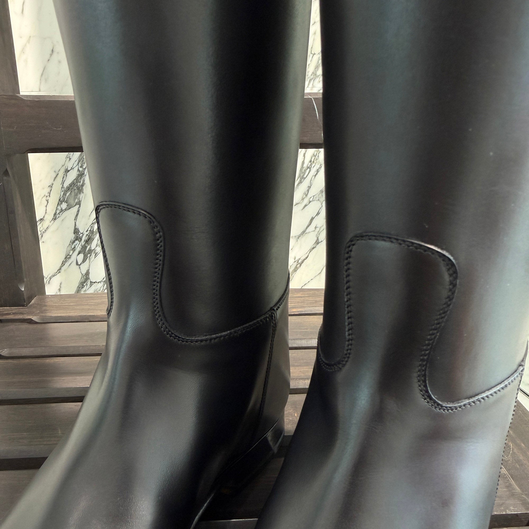 HERMES Jumping Short Boots H042138ZG01340 Size 35 1/2 (約22.5cm～23.0cm) エルメス ジャンピング ショートブーツ サイズ35 1/2 (約22.5cm～23.0cm)