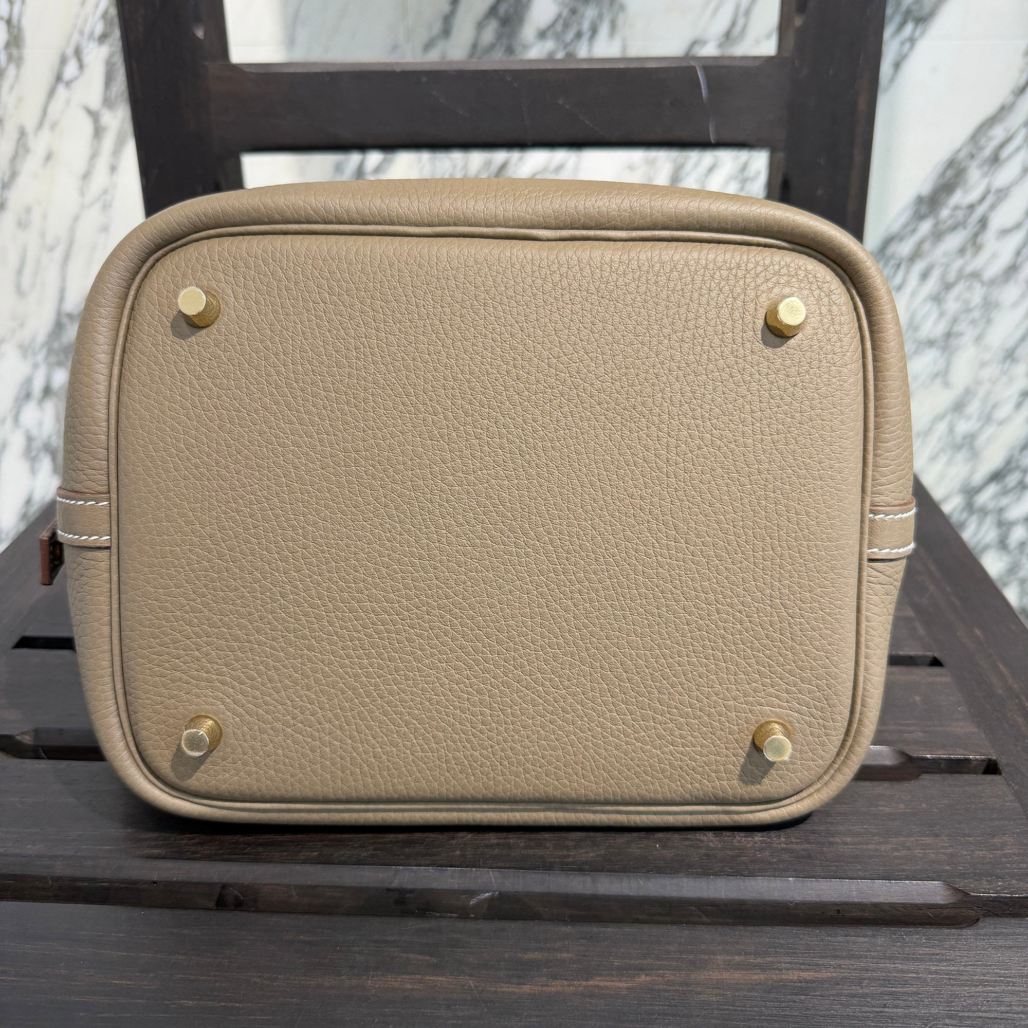 HERMES Picotin Lock MM "Etoupe" G刻印 エルメス ピコタンロックMM "エトゥープ" ハンドバッグ G刻印