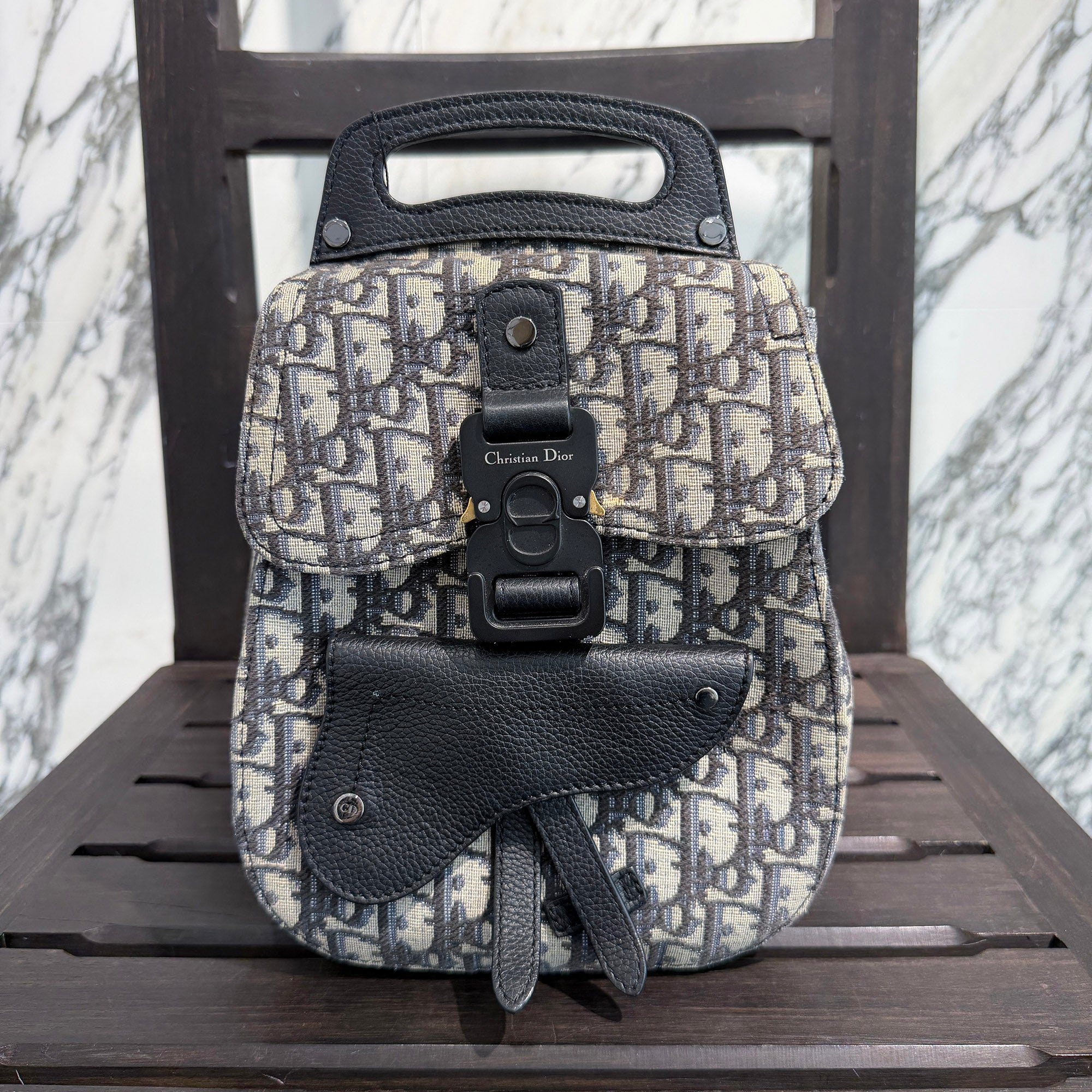 DIOR 2022AW Gallop Mini Sling Saddle Bag 1ADBO022YKS_H27E ディオール ギャロップ ミニ スリング サドル バッグ