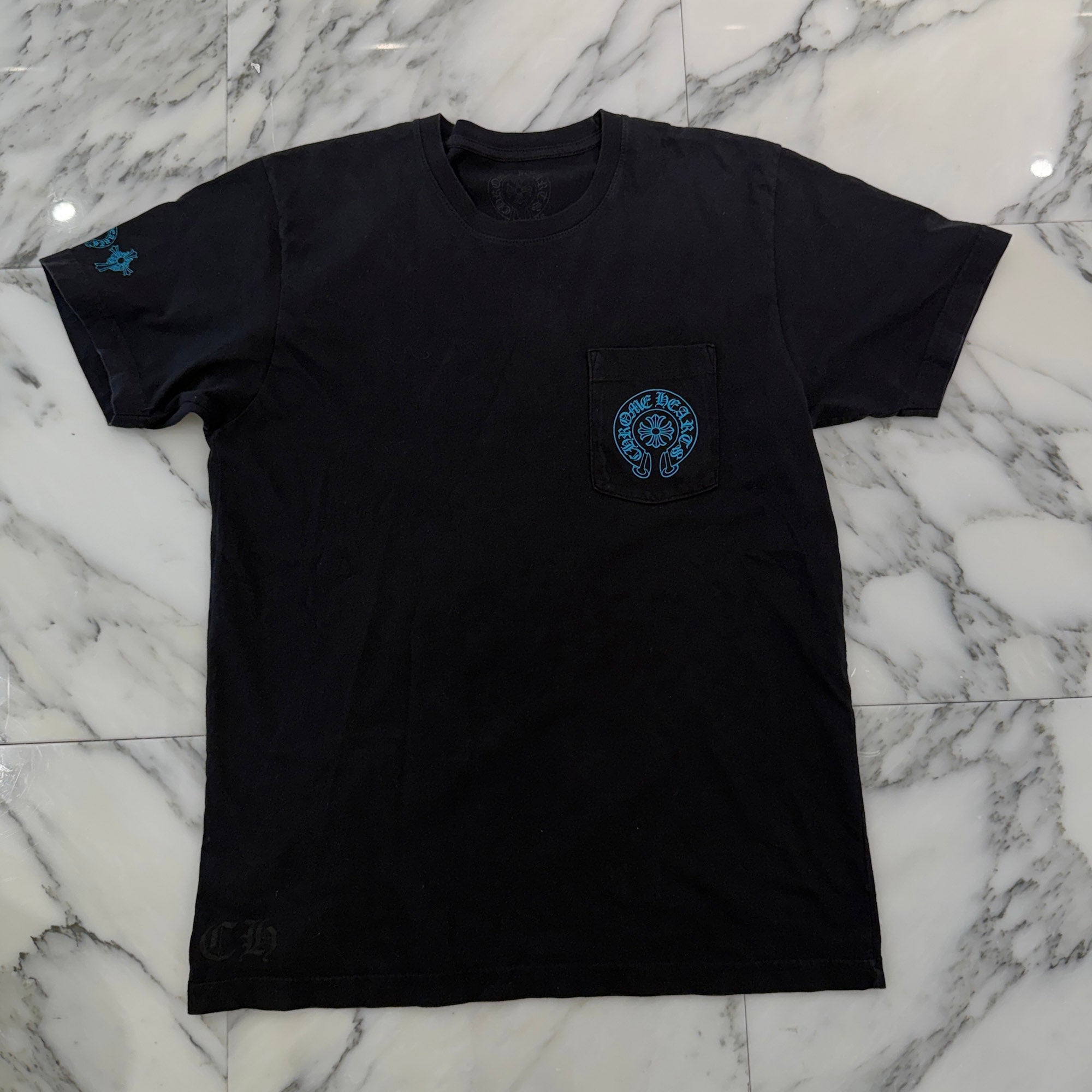 CHROME HEARTS 3 Blue Cross Tee Size L クロムハーツ 3 ブルークロス Tシャツ サイズL