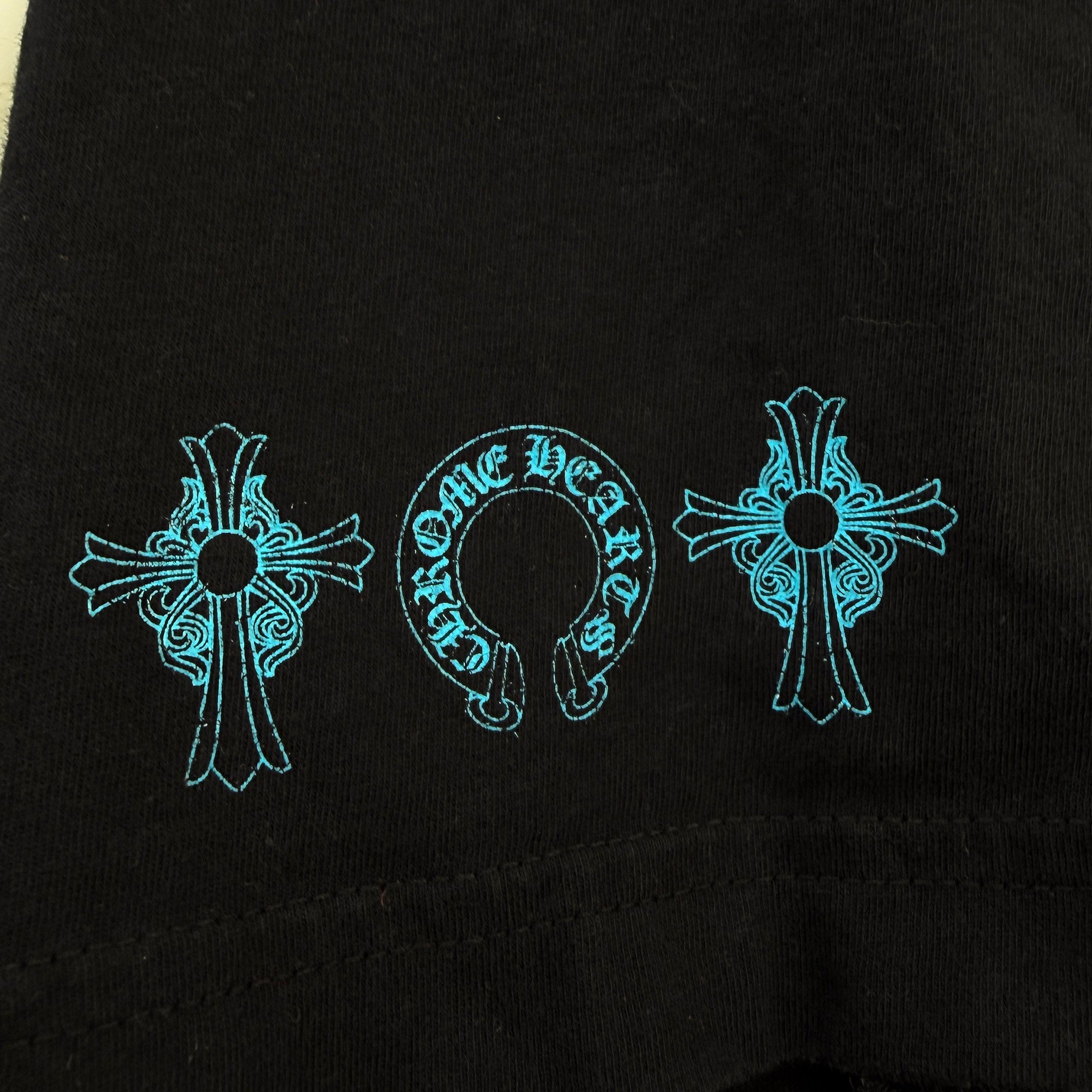 CHROME HEARTS 3 Blue Cross Tee Size L クロムハーツ 3 ブルークロス Tシャツ サイズL
