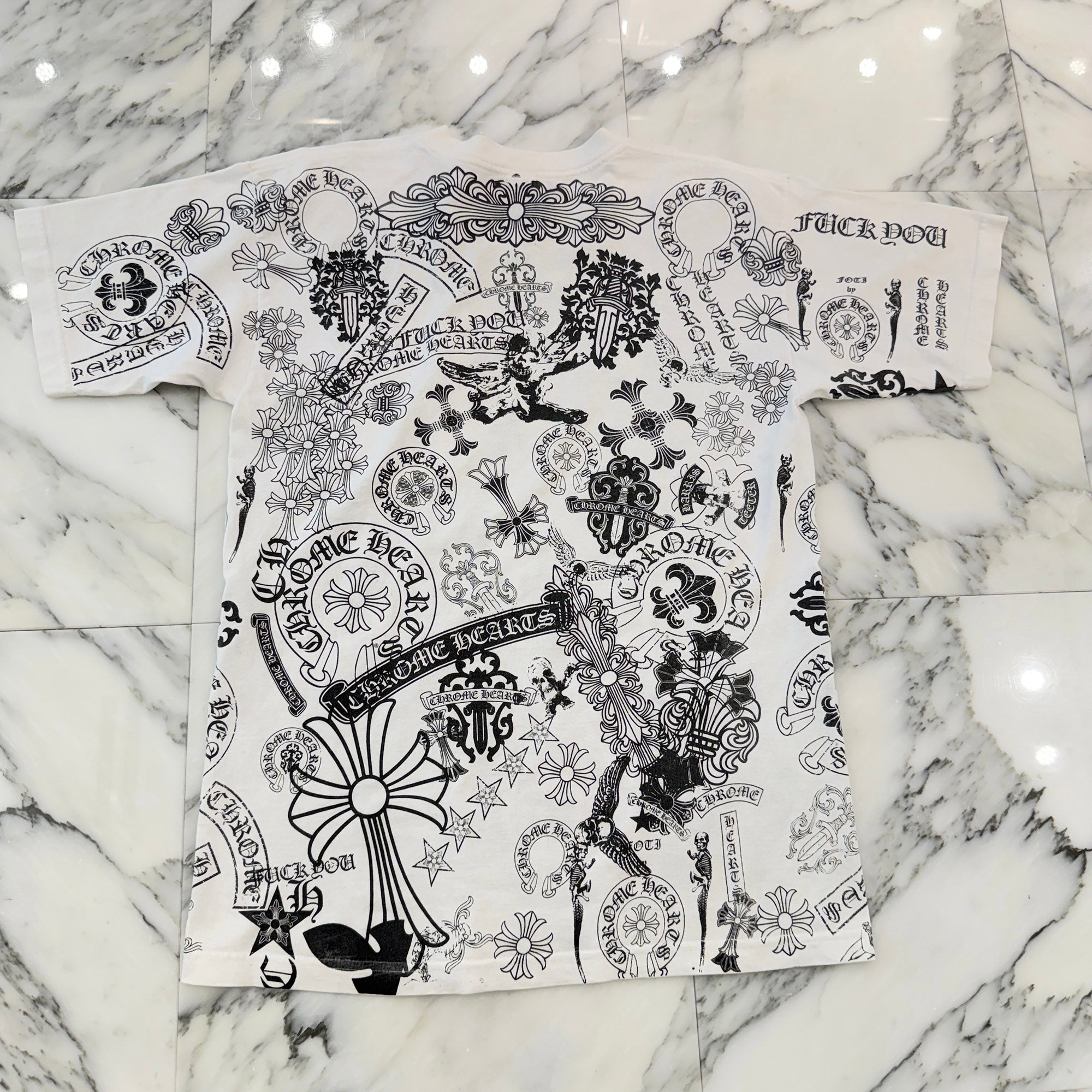 CHROME HEARTS Multi Motif Tee Size L クロムハーツ マルチモチーフ Tシャツ サイズL