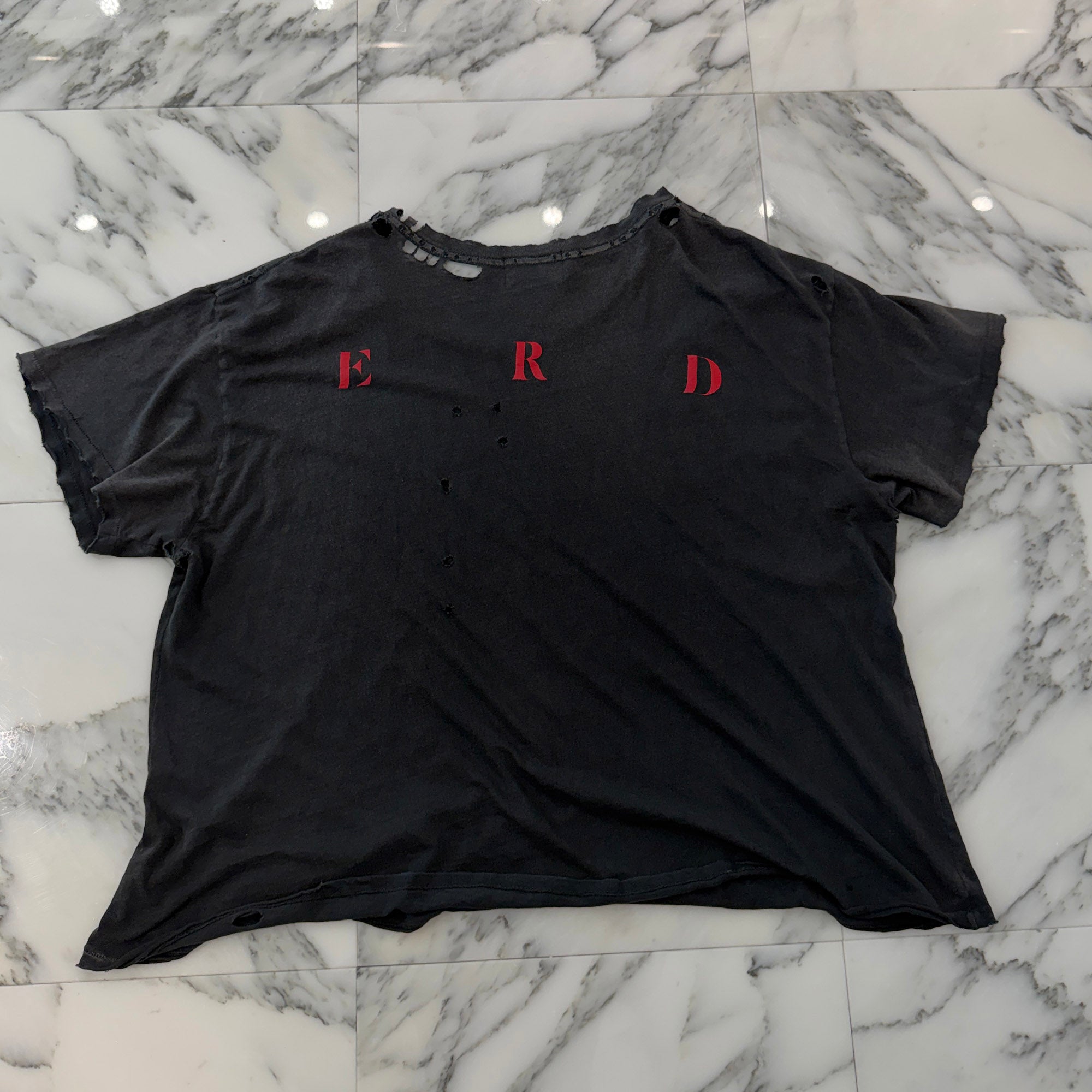 Enfants Riches Déprimés 2023SS "Sade Les Crimes De L'amour" Damage Tee Size XXL アンファン リッシュ デプリメ "シャーデ レ クリム ドゥ ラムール" ダメージ Tシャツ サイズXXL