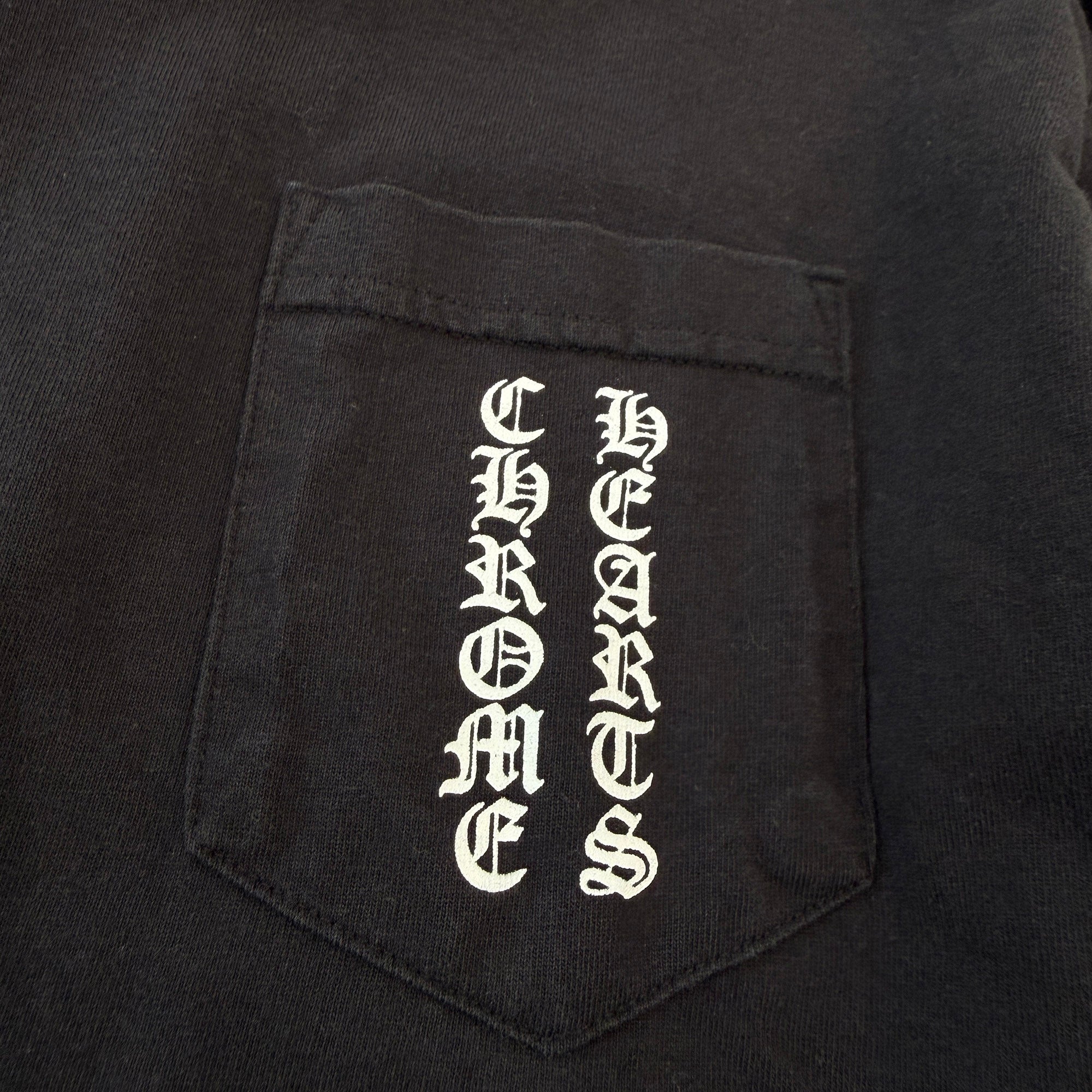 CHROME HEARTS Back Scroll Vertical Logo Long Sleeve Tee Size L クロムハーツ バック スクロール バーティカルロゴ ロングスリーブTシャツ サイズL