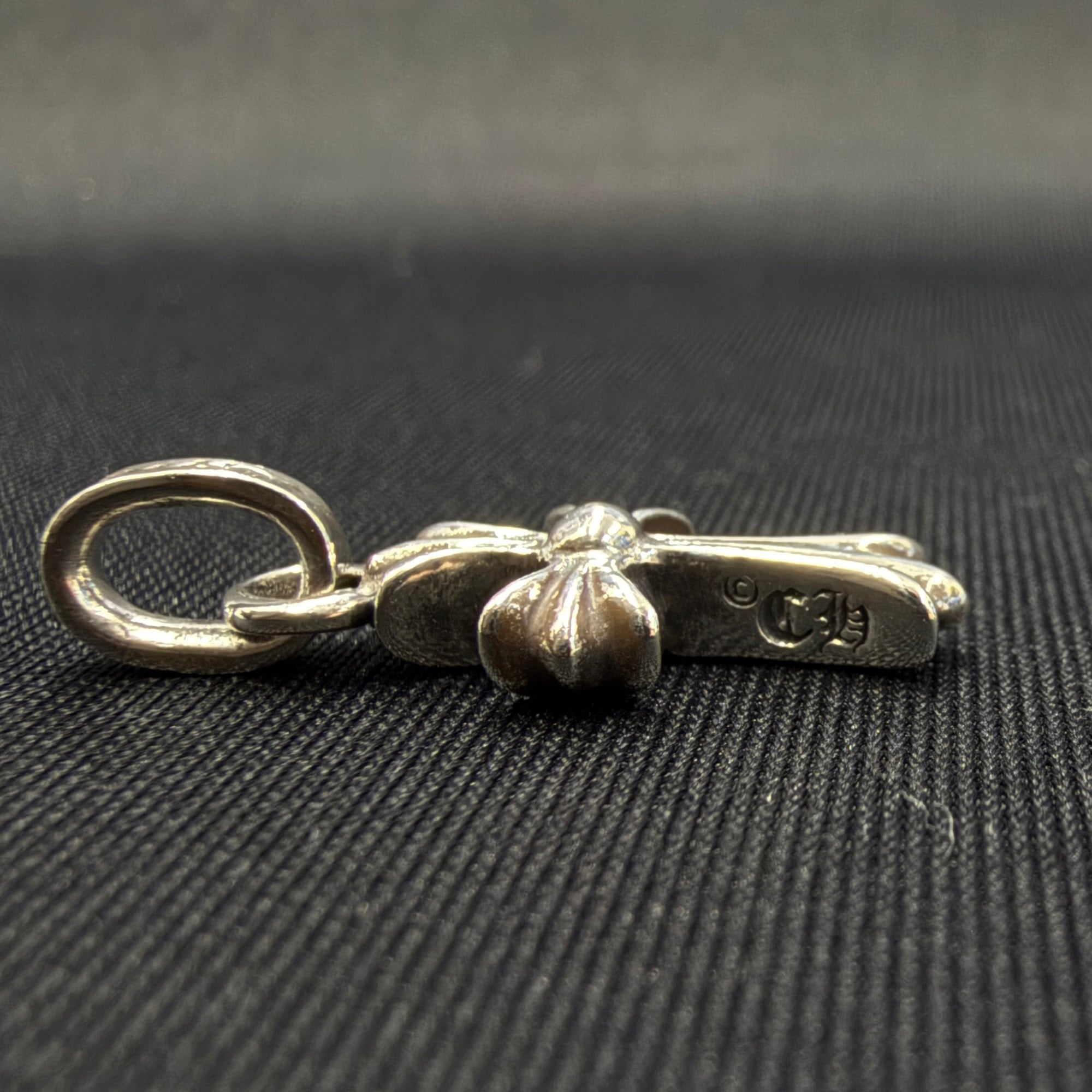 CHROME HEARTS CH Cross Baby Fat Charm Pave Diamond クロムハーツ CHクロス ベビーファット チャーム パヴェダイヤモンド