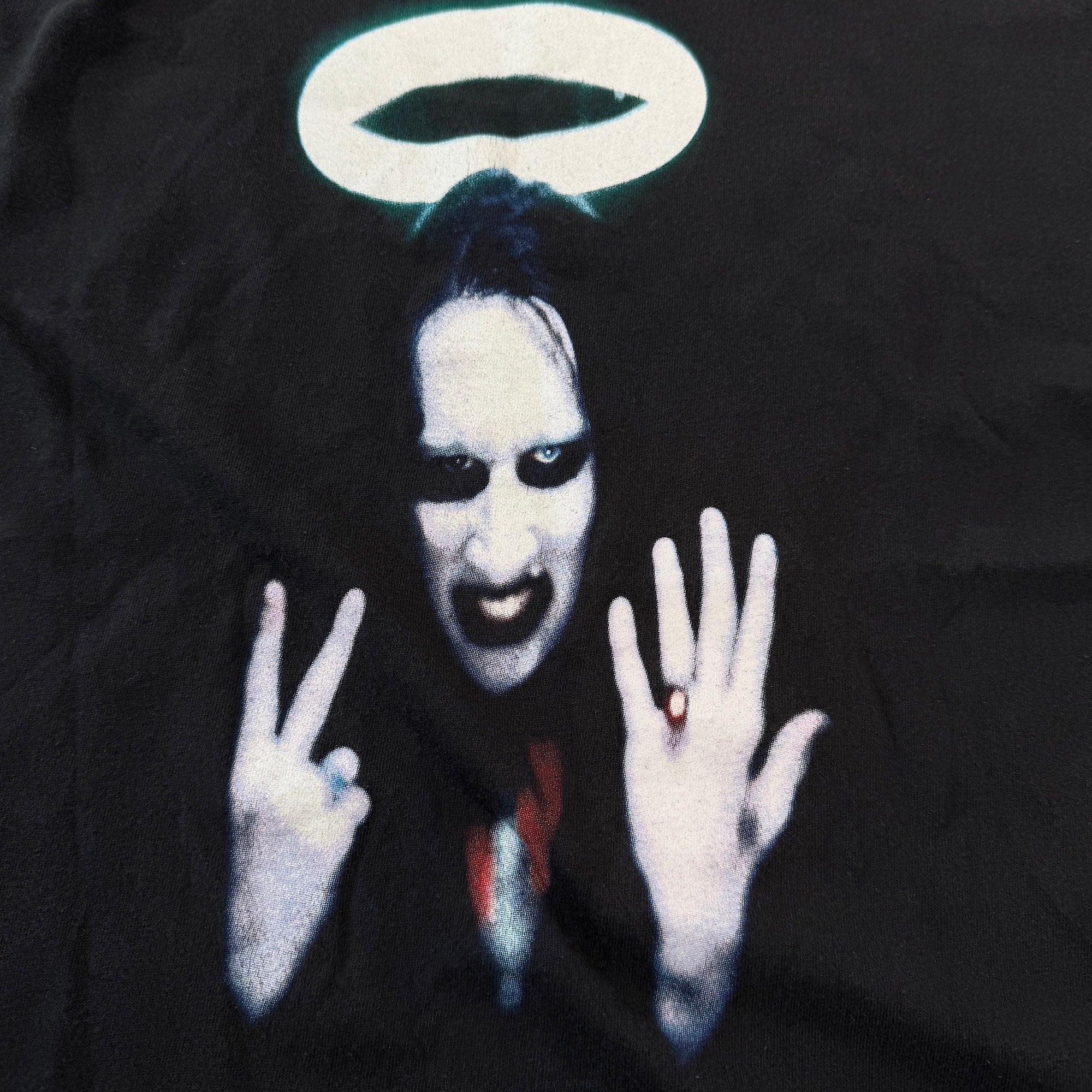 Vintage 90's MARILYN MANSON "Middle Fingers" Winterland S/S Tee Size L 90's マリリンマンソン "ミドル フィンガーズ" ウィンターランド社製 Tシャツ サイズL