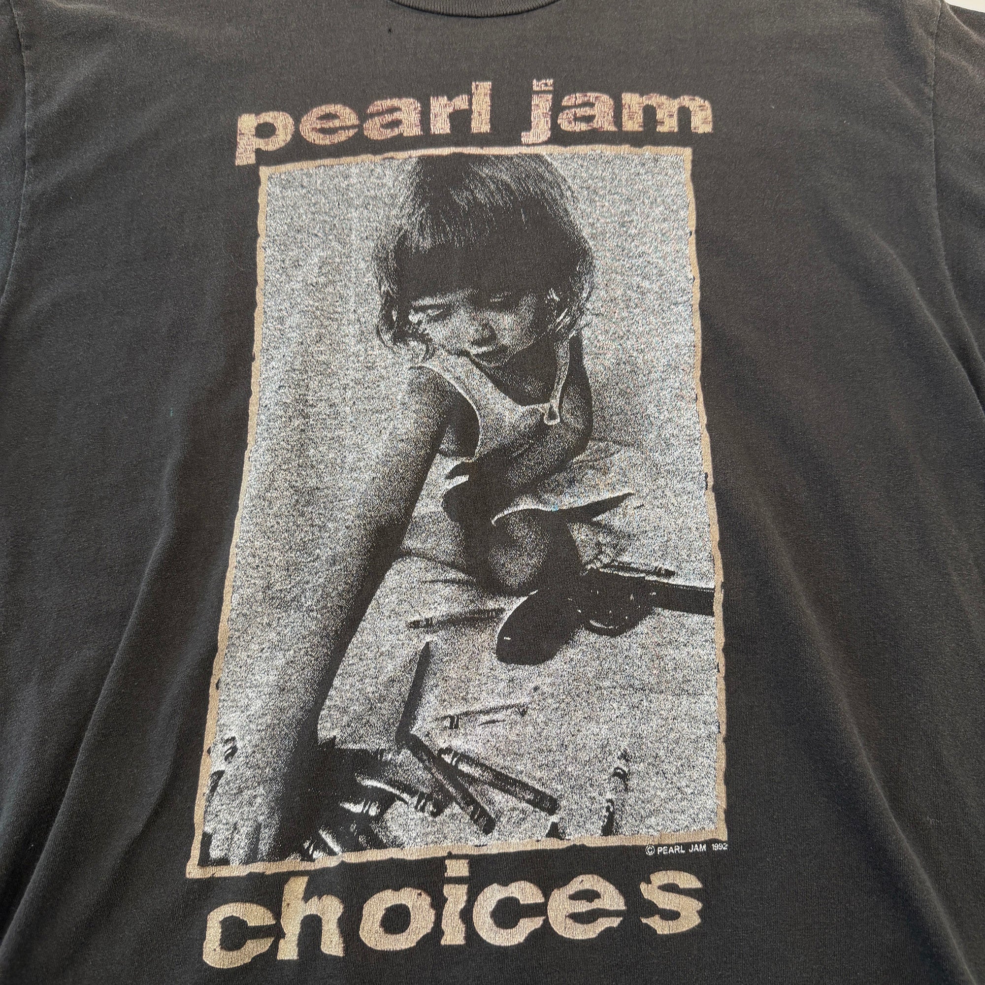 Vintage 90's Pearl Jam "Choices 1992" Hanes S/S Tee Size XL ヴィンテージ 90's パール・ジャム "チョイシズ 1992" ヘインズ社製 Tシャツ サイズXL