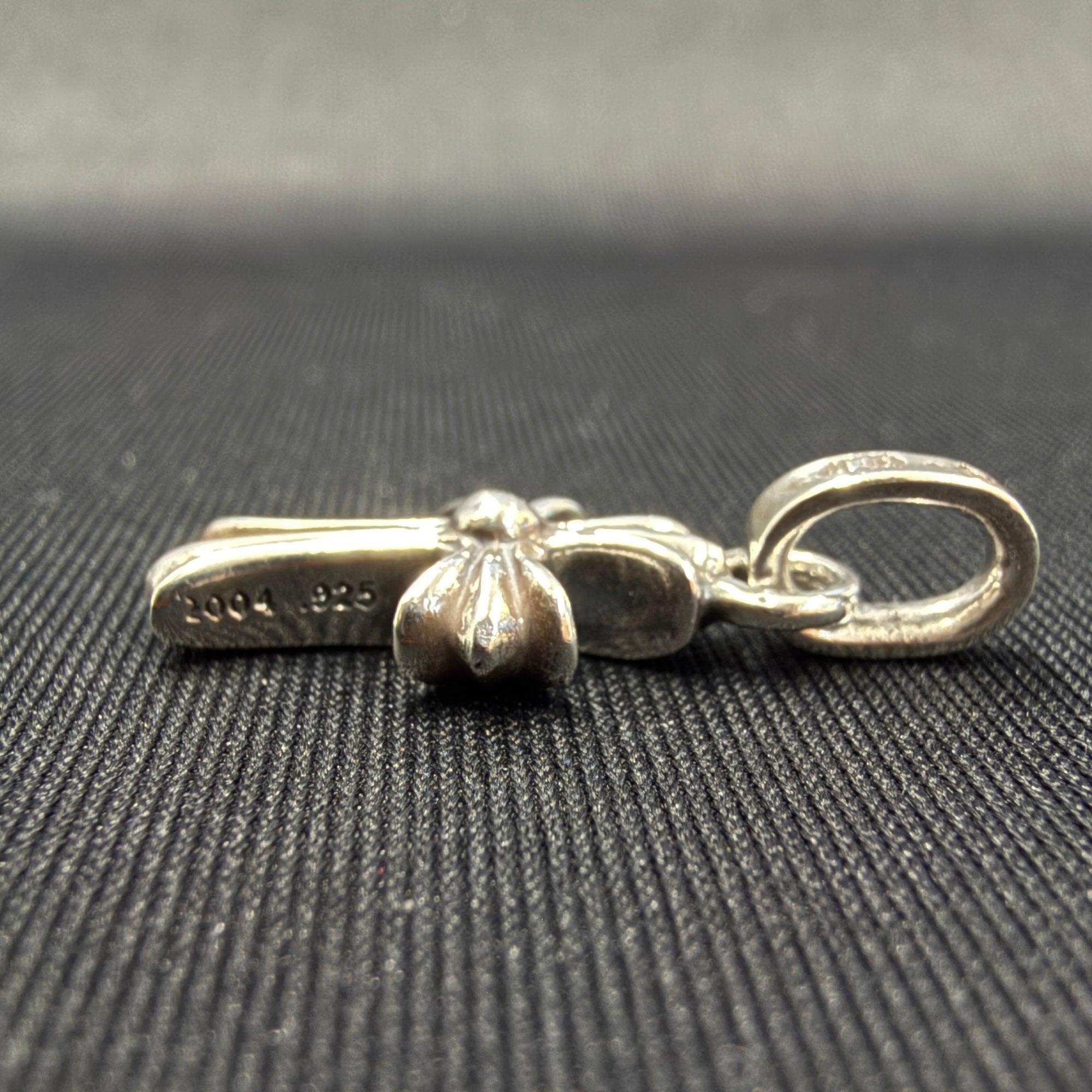 CHROME HEARTS CH Cross Baby Fat Charm Pave Diamond クロムハーツ CHクロス ベビーファット チャーム パヴェダイヤモンド