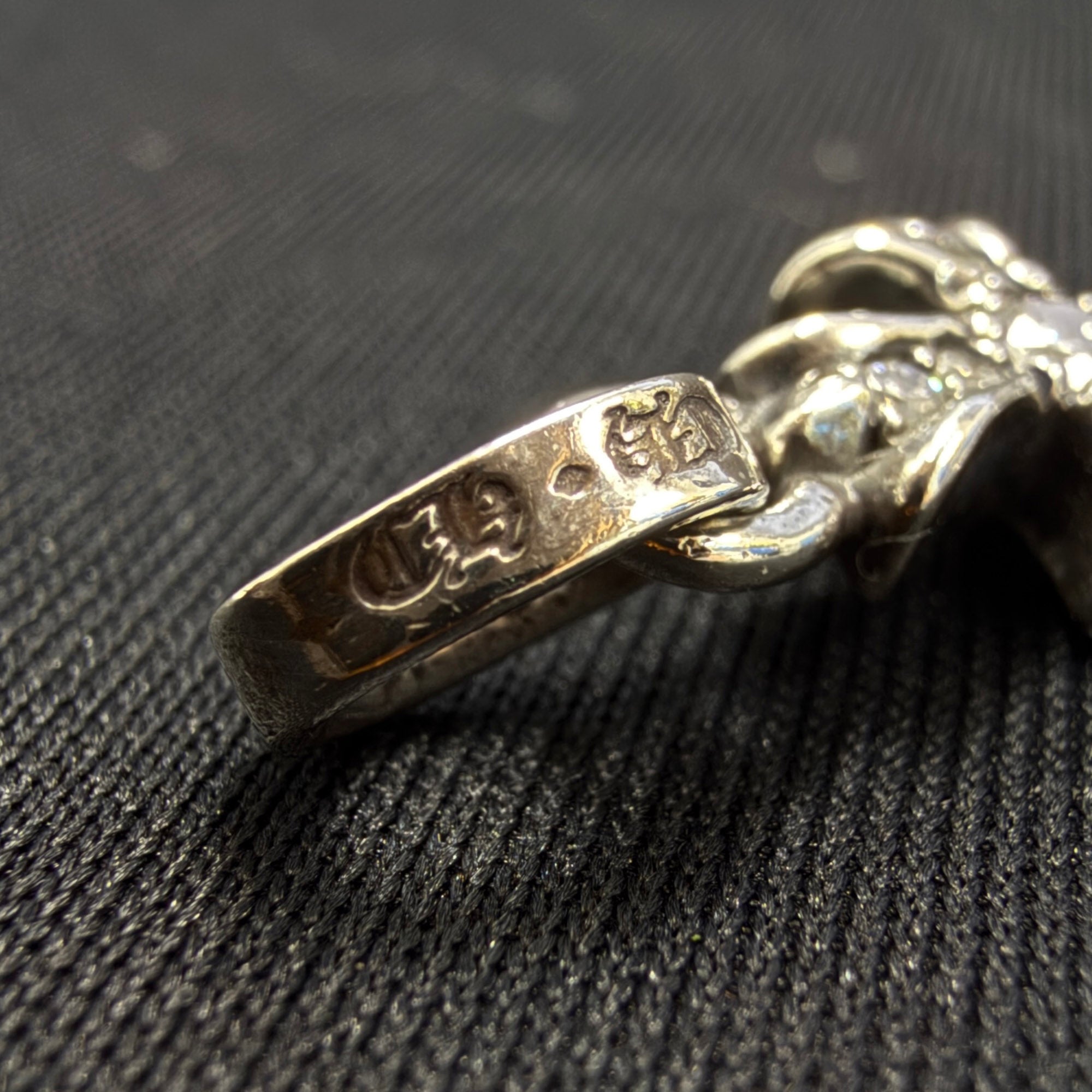 CHROME HEARTS CH Cross Baby Fat Charm Pave Diamond クロムハーツ CHクロス ベビーファット チャーム パヴェダイヤモンド