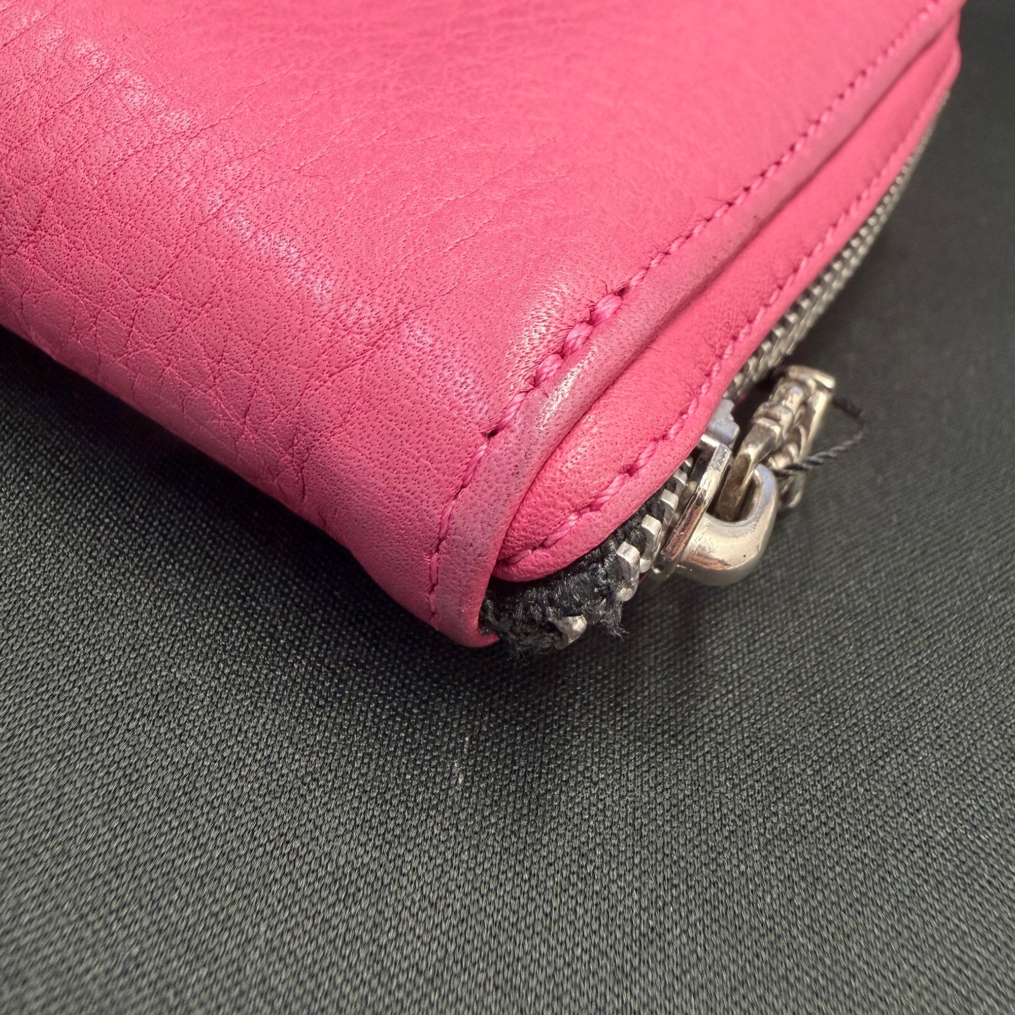 CHROME HEARTS Filigree Plus Leather Patch Round Zip Wallet クロムハーツ フィリグリープラス レザーパッチ ウォレット