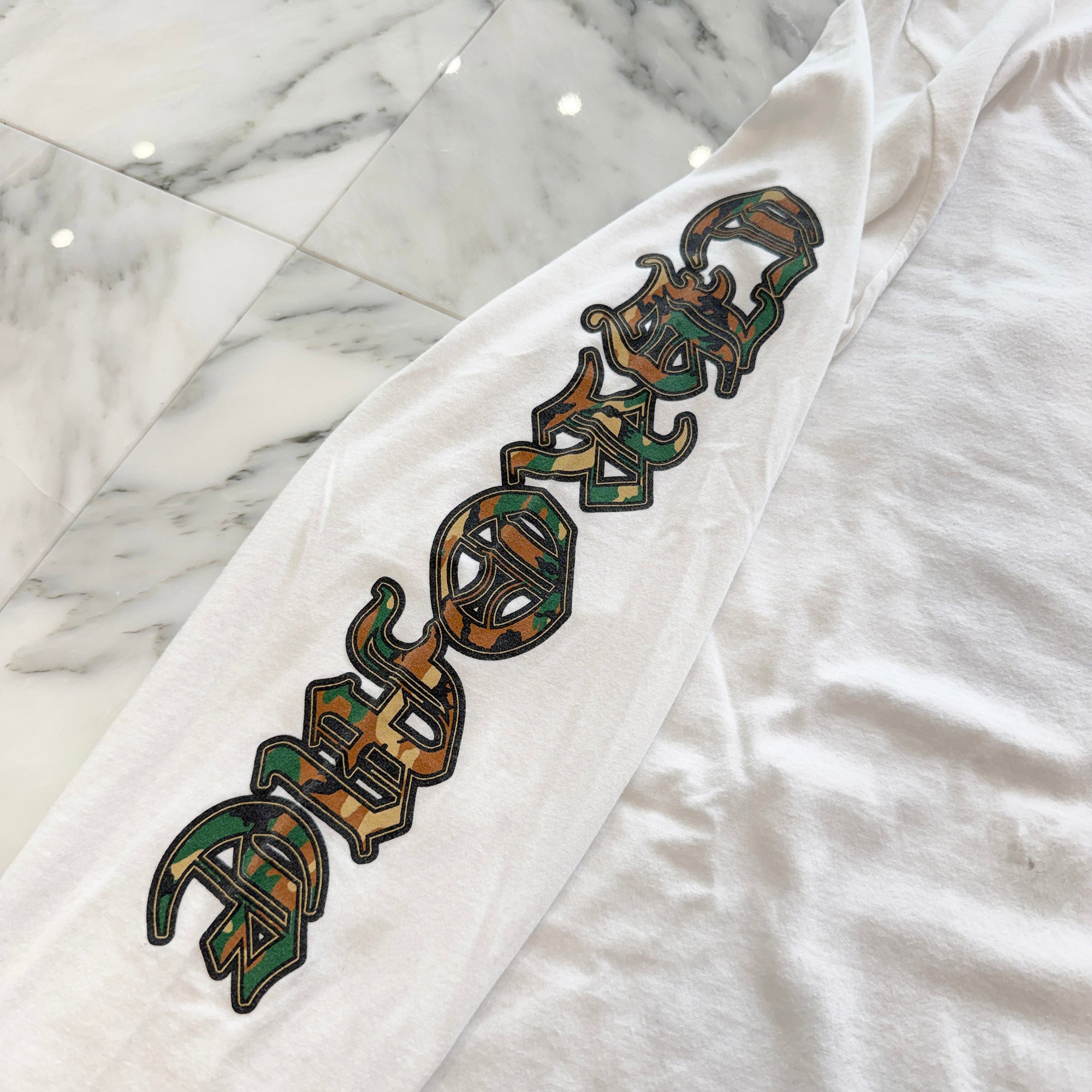 CHROME HEARTS Camo Horseshoe Long Sleeve Tee Size L クロムハーツ カモ ホースシュー ロングスリーブ ティーシャツ サイズL