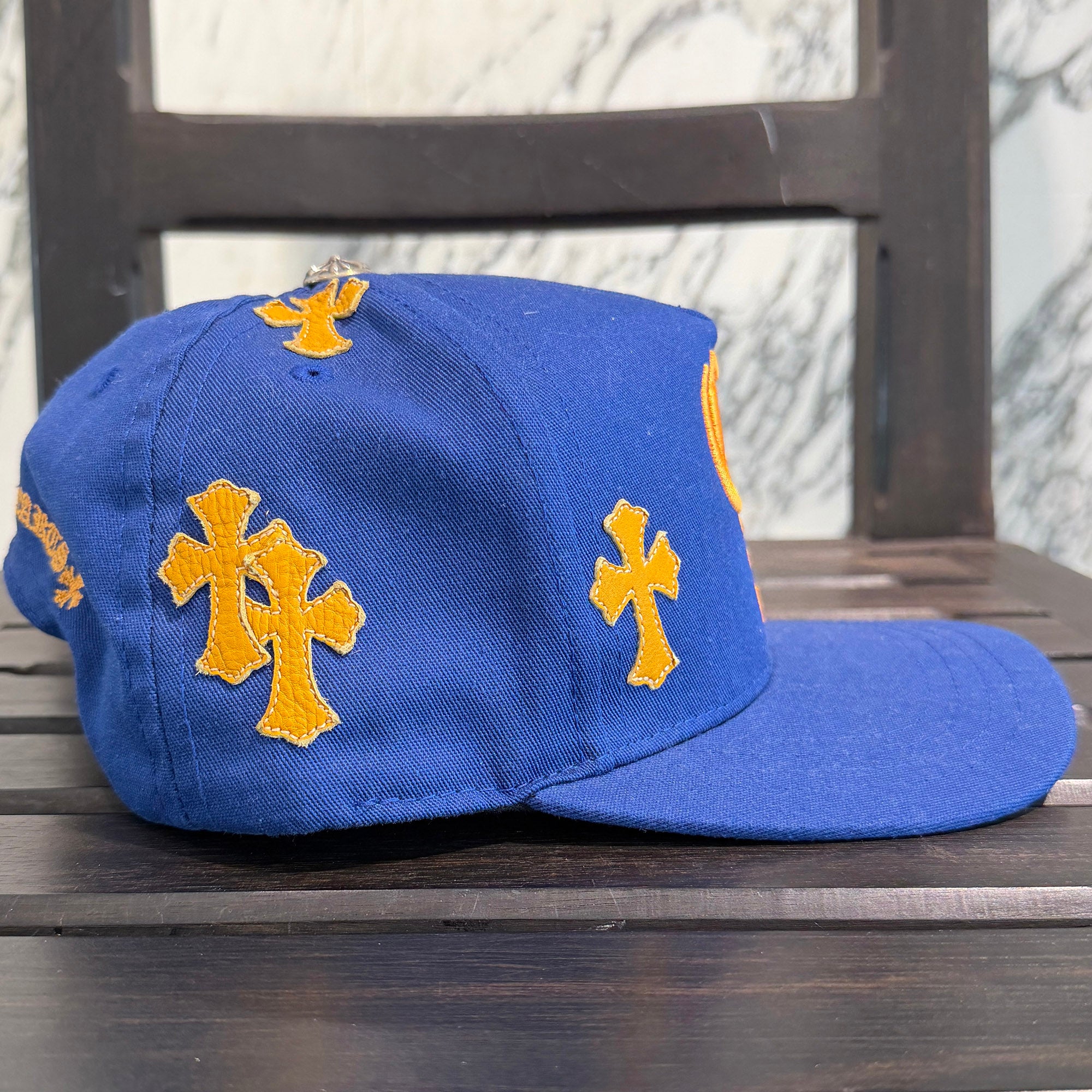CHROME HEARTS Cemetery Cross Patch Trucker Cap Size ONE SIZE (53