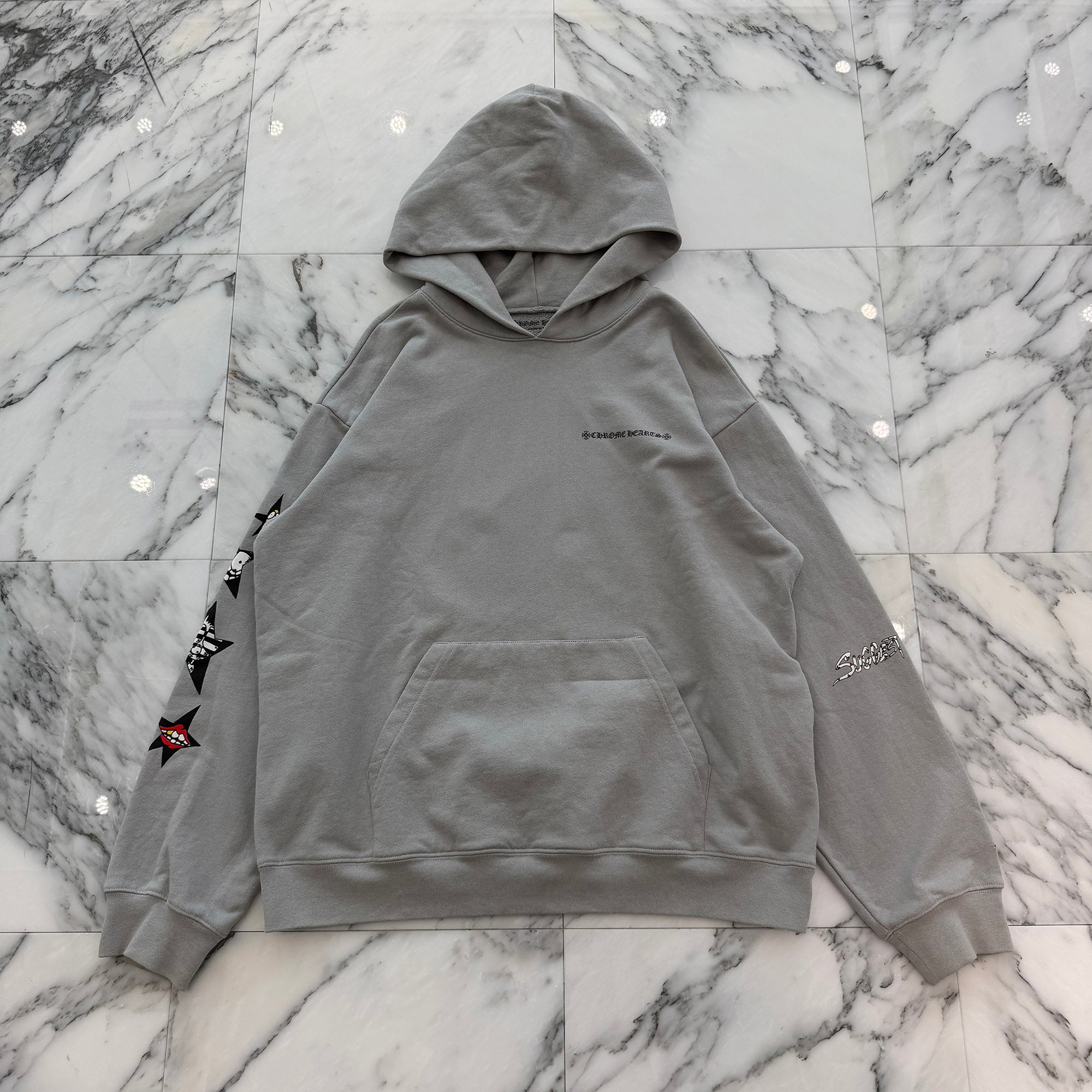 CHROME HEARTS × MATTY BOY SUGGEST Pullover Hoodie Size XXL クロムハーツ × マッティボーイ SUGGEST プルオーバーフーディー サイズXXL