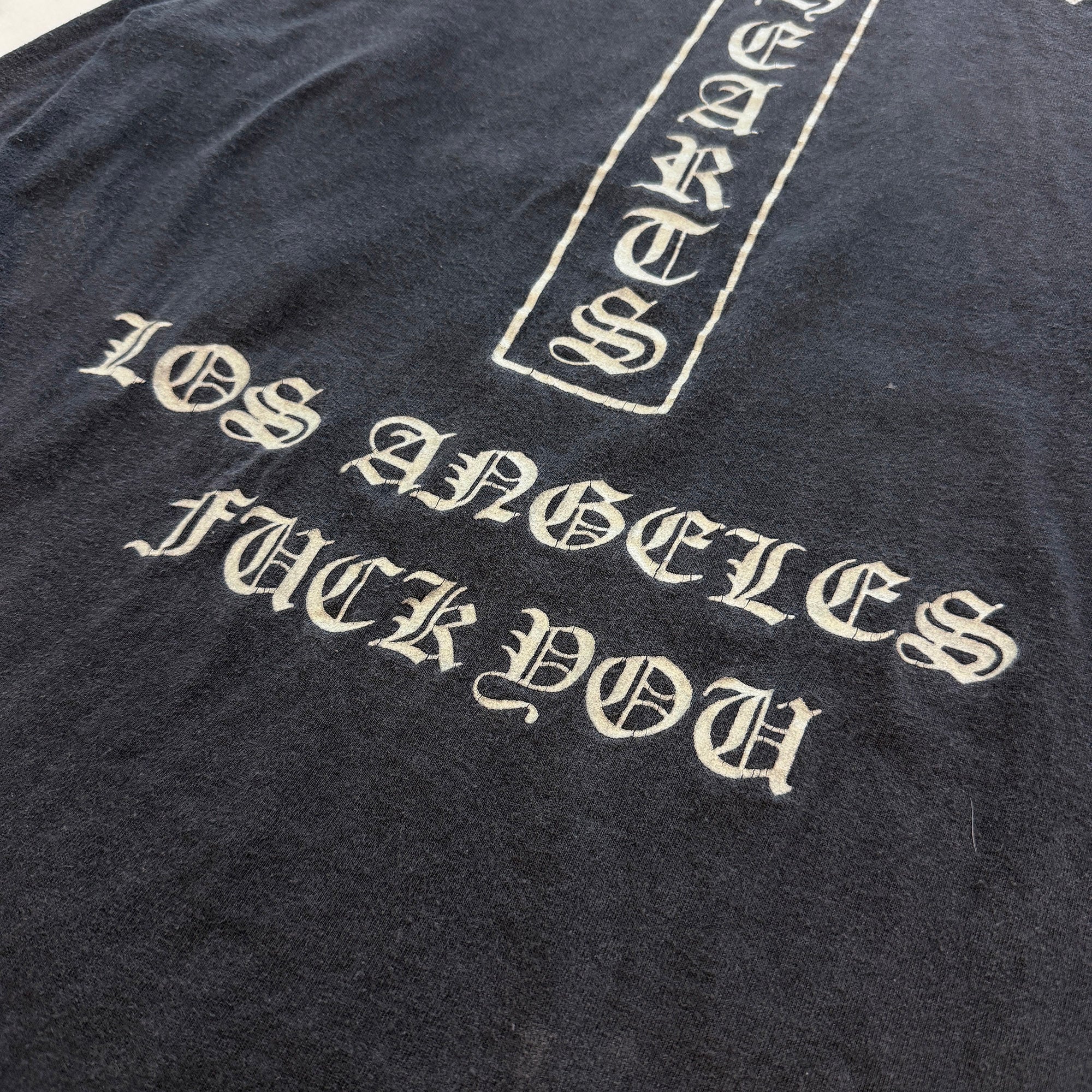 CHROME HEARTS Los Angeles Limited Back T-Bar Logo Fuck You Print Long Sleeve Tee Size L クロムハーツ ロサンゼルス限定 バックTバーロゴ ファックユー プリントロングスリーブTシャツ サイズL