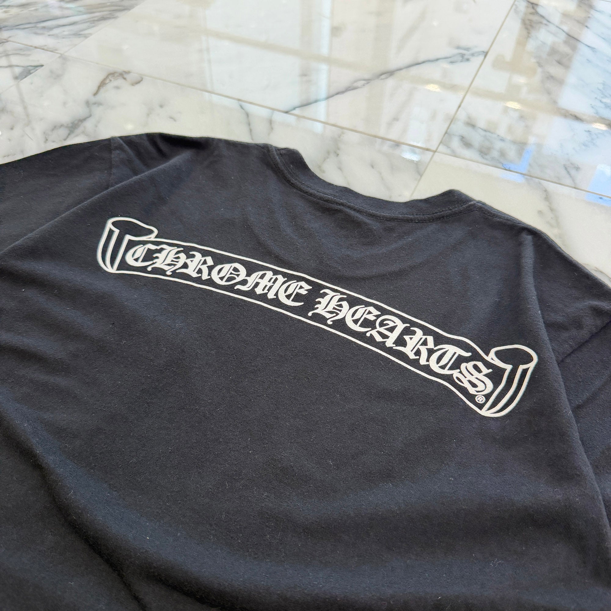 CHROME HEARTS Back Scroll Tee Size M クロムハーツ バックスクロール Tシャツ サイズM