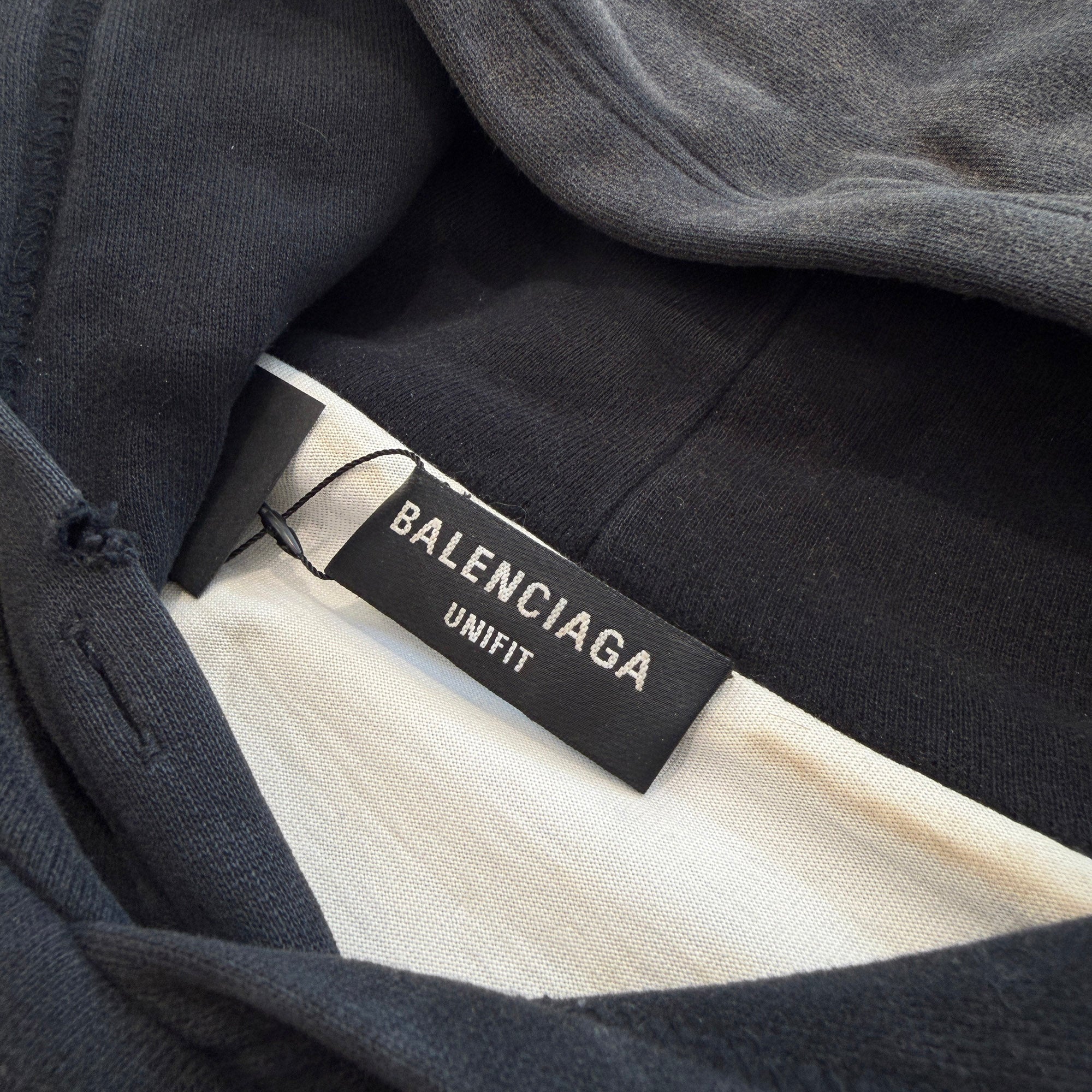 BALENCIAGA 2021SS Caps Destroyed Pullover Hoodie 659403 TKVB6 Size XXS バレンシアガ キャップス デストロイド プルオーバーフーディー サイズXXS
