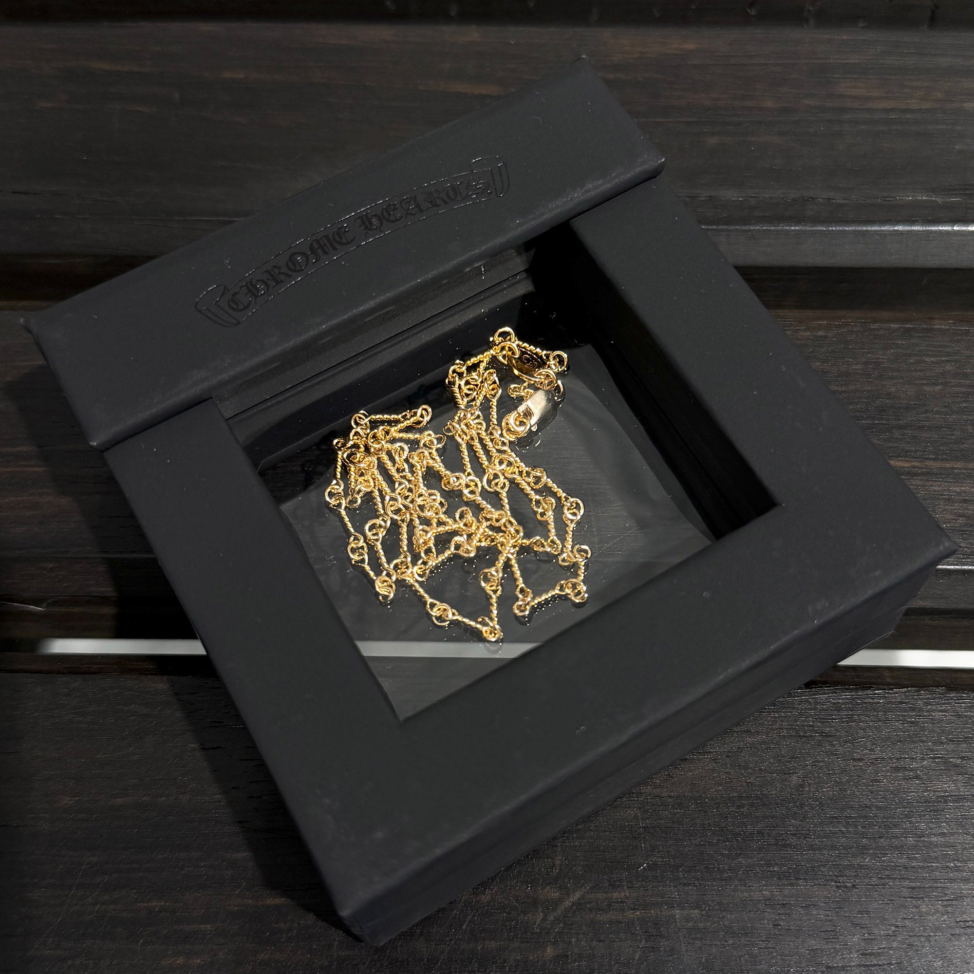 CHROME HEARTS 22K Twist Chain Necklace Size 20 Inch クロムハーツ 22K ツイストチェーン ネックレス サイズ 20インチ
