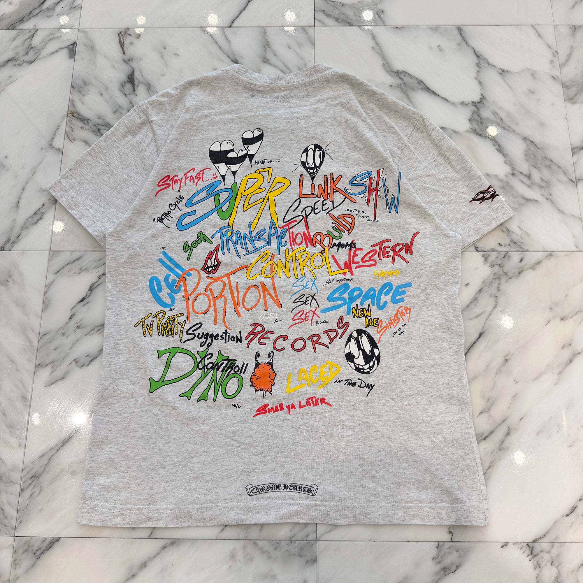 CHROME HEARTS × MATTY BOY 2021SS PPO STAY FAST Tee Size L クロムハーツ × マッティボーイ PPO スティファスト Tシャツ サイズL