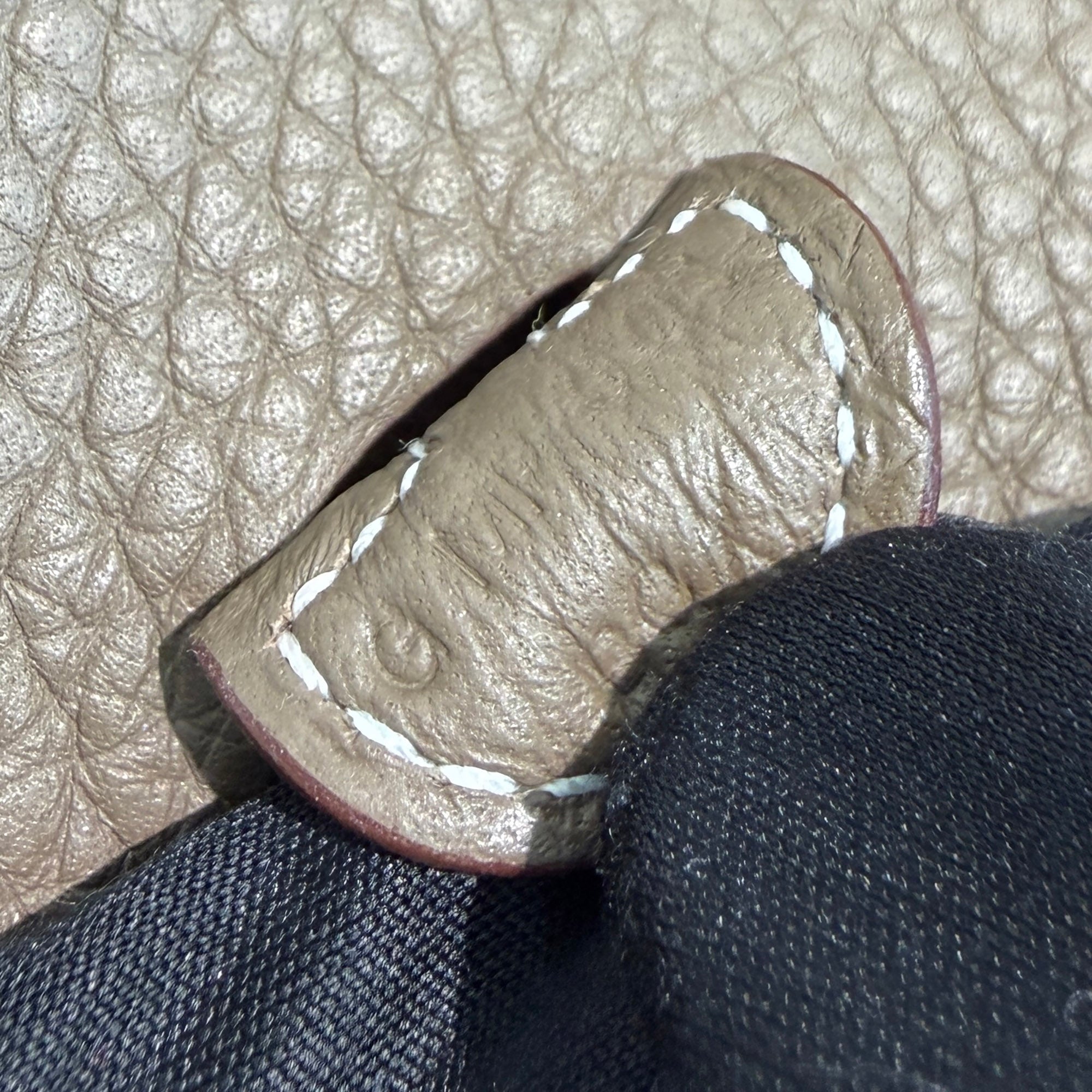 HERMES Evelyn Amazon TPM "Etoupe" G刻印 エルメス エブリン アマゾン TPM "エトゥープ" レザーショルダーバッグ G刻印