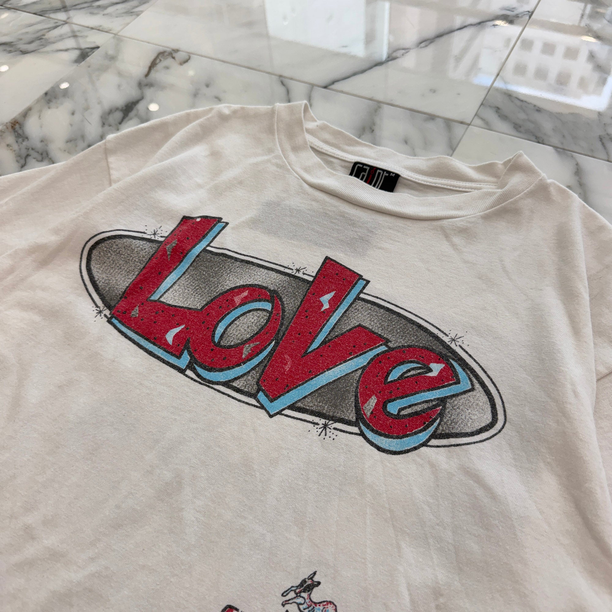 SAINT Mxxxxxx 2022SS "LOVE" S/S Tee SM-S22-0000-001 Size M セントマイケル "ラブ" Tシャツ サイズM
