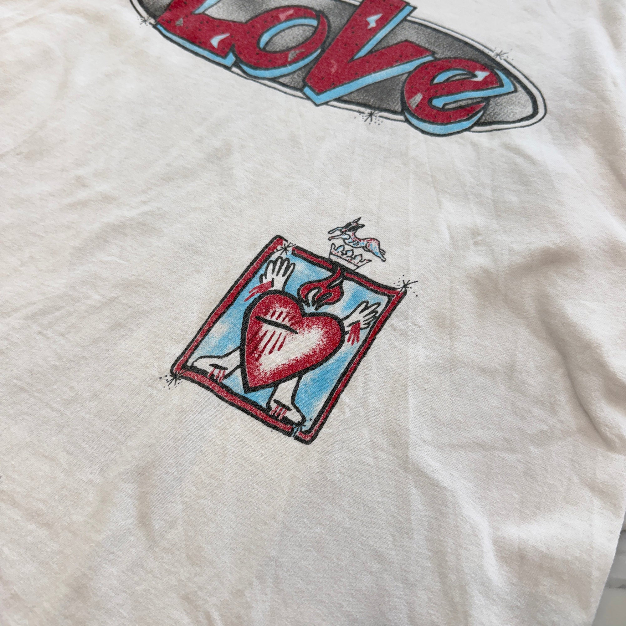 SAINT Mxxxxxx 2022SS "LOVE" S/S Tee SM-S22-0000-001 Size M セントマイケル "ラブ" Tシャツ サイズM