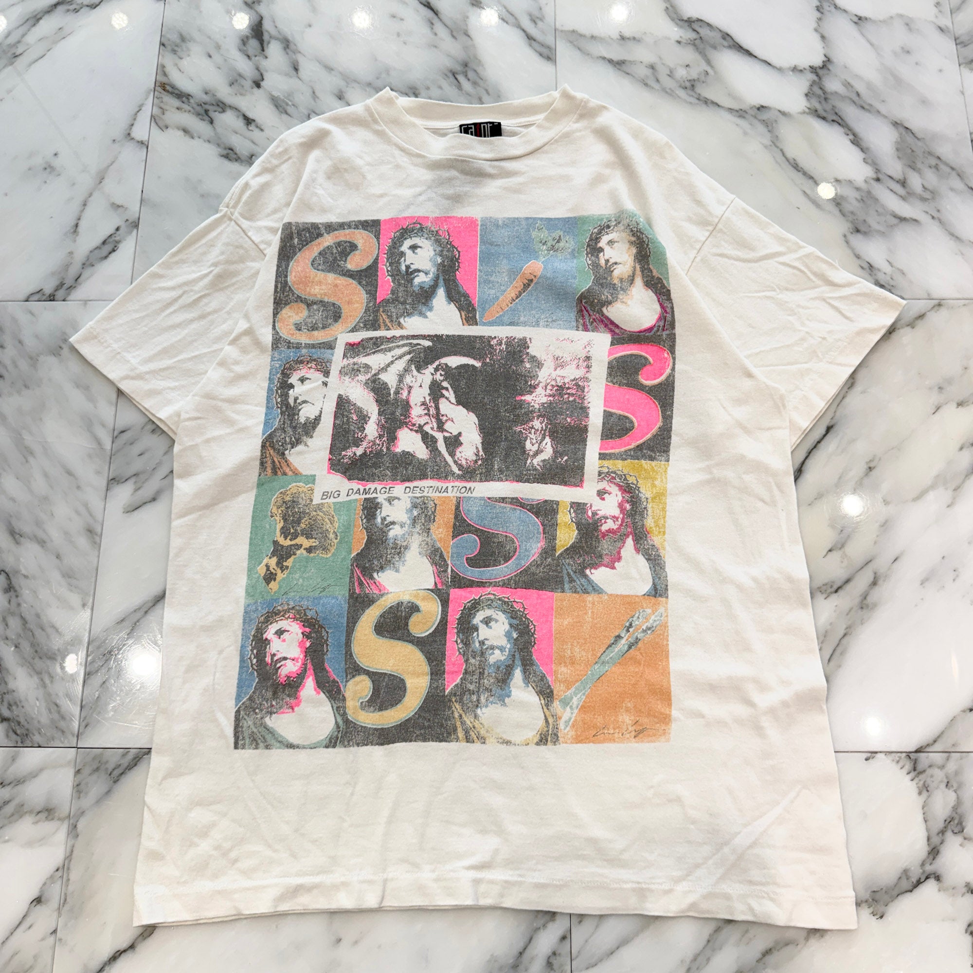 SAINT Mxxxxxx × Sean Wotherspoon 2024SS "VEGETARIAN" S/S Tee SM-YS8-0000-C15 Size M セントマイケル×ショーン ウェザースプーン  "ベジタリアン" Tシャツ サイズM