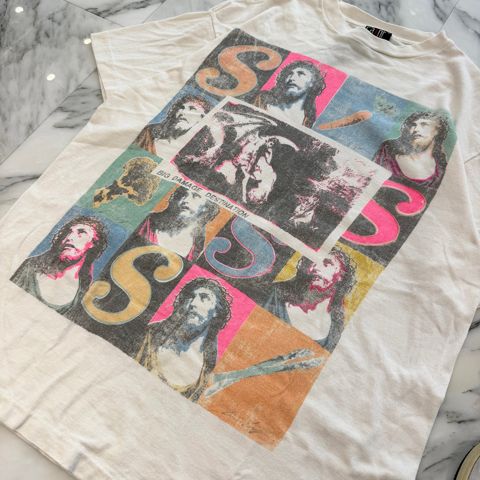 SAINT Mxxxxxx × Sean Wotherspoon 2024SS "VEGETARIAN" S/S Tee SM-YS8-0000-C15 Size M セントマイケル×ショーン ウェザースプーン  "ベジタリアン" Tシャツ サイズM