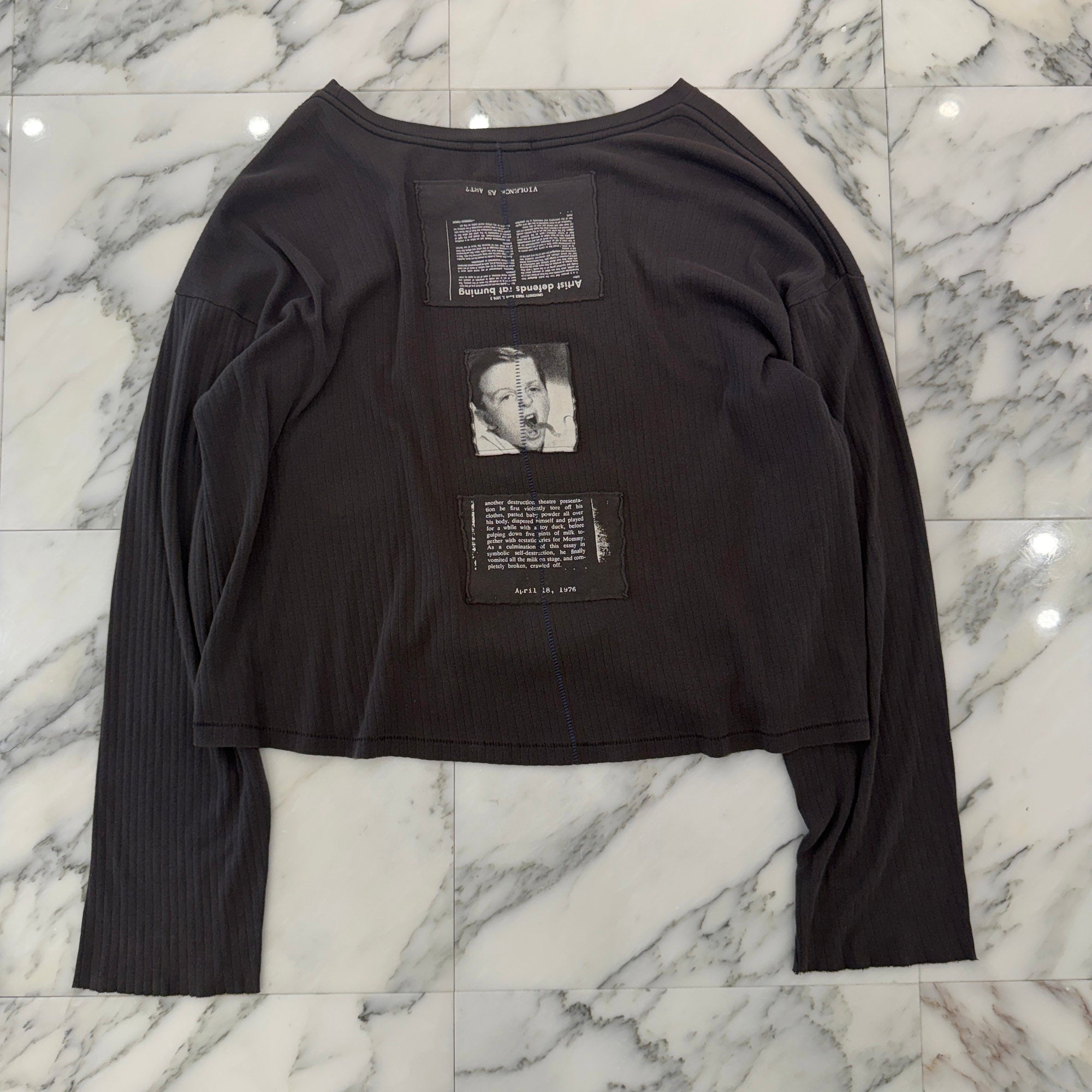 Enfants Riches Déprimés 2025SS "Demon Assemblage" Rib Long Sleeve Tee Size L アンファン リッシュ デプリメ "デーモン アッセンブラージュ" リブ ロングスリーブTシャツ サイズL