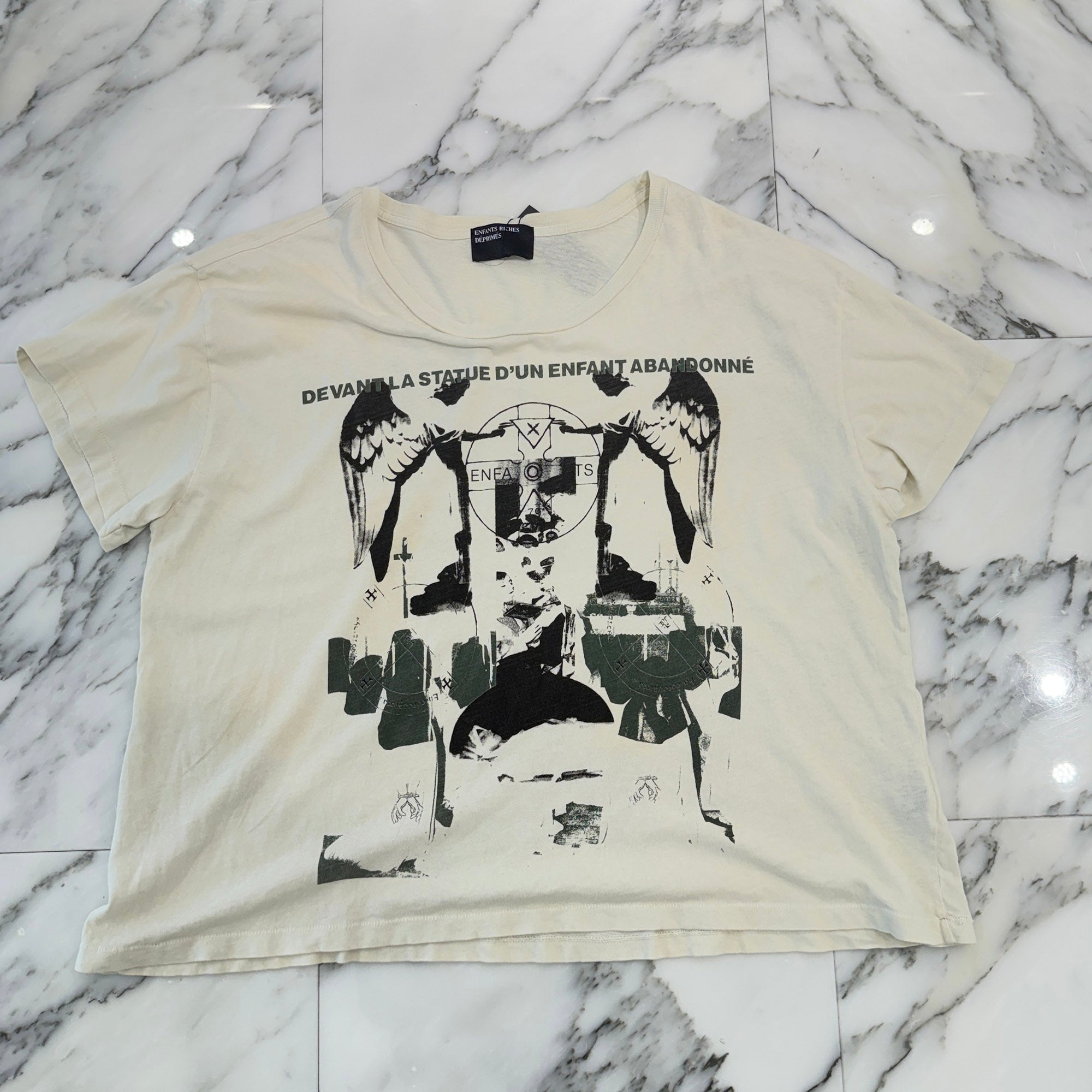 Enfants Riches Déprimés 2026SS "Nun Kicks Baby" Tee 01-0925 Size XL アンファン リッシュ デプリメ "ナン キックス ベイビー" Tシャツ サイズXL