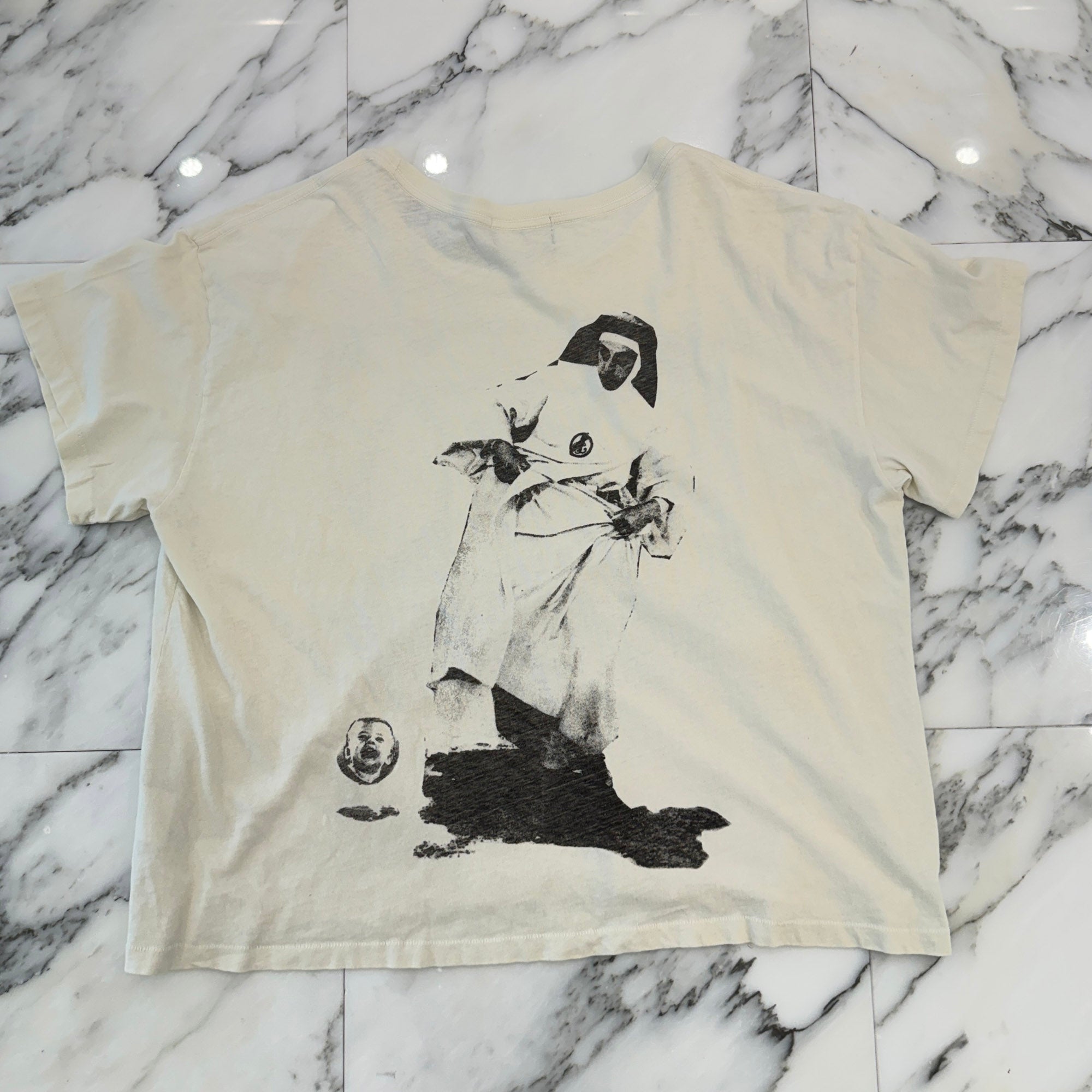 Enfants Riches Déprimés 2026SS "Nun Kicks Baby" Tee 01-0925 Size XL アンファン リッシュ デプリメ "ナン キックス ベイビー" Tシャツ サイズXL