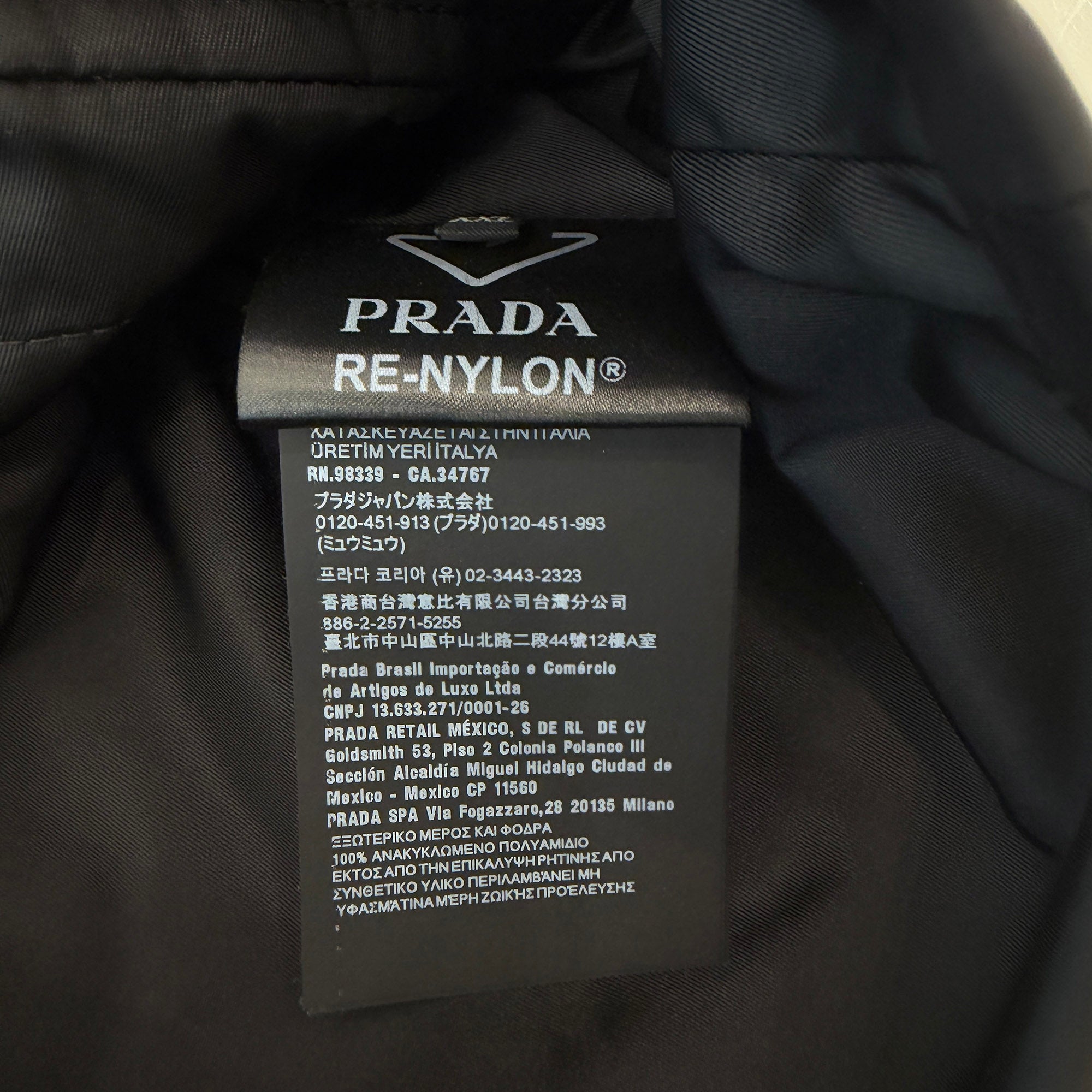 PRADA 2024SS Triangle Logo Plate Re Nylon Military Vest SGC499 S000 1WQ8 Size XXL プラダ トライアングルロゴプレート リナイロン ミリタリー ベスト サイズXXL