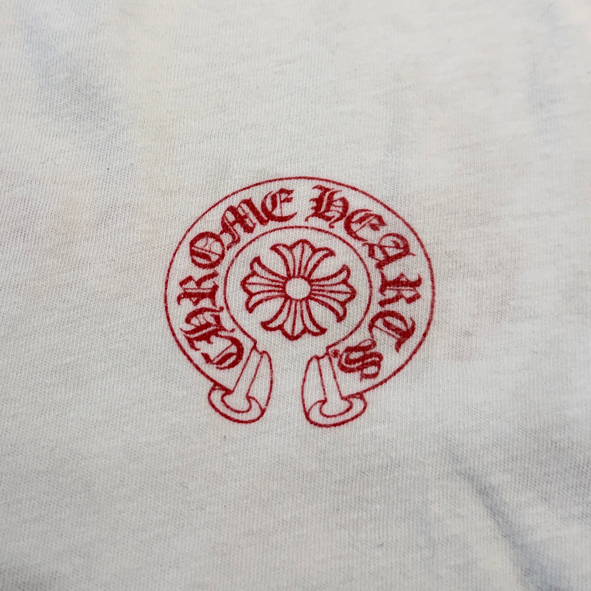 CHROME HEARTS Back Scroll Ringer Tee Size S クロムハーツ バックスクロール リンガー Tシャツ サイズS