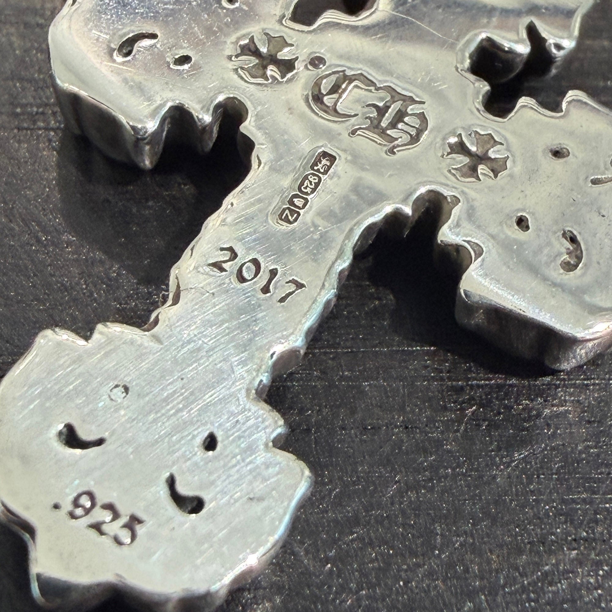 CHROME HEARTS Tiny Filigree Cross Charm Pave Diamond Pendent Top クロムハーツ タイニー フィリグリークロス チャーム パヴェダイヤモンド ペンダント トップ