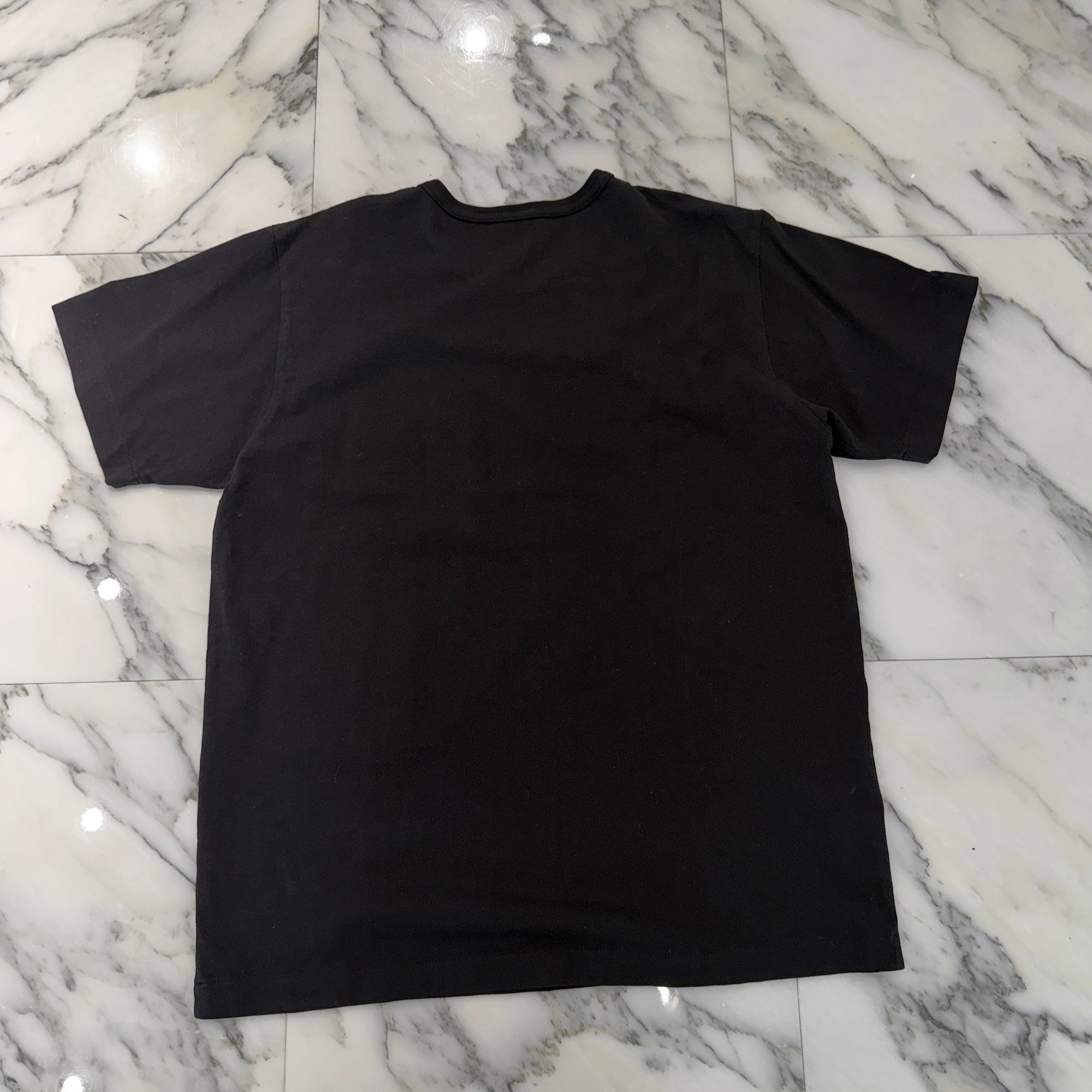CHROME HEARTS Y NOT Vertical Logo Cross Embroidery Tee Size L クロムハーツ ワイノット バーティカルロゴ クロス刺繍 Tシャツ サイズL