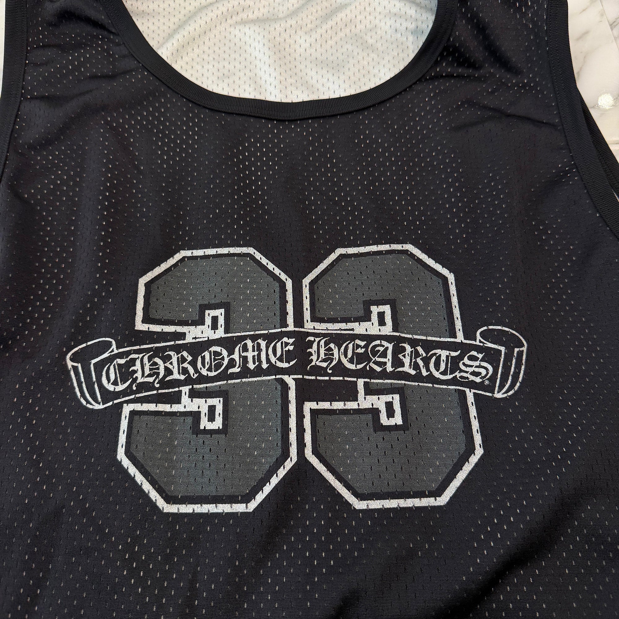 CHROME HEARTS Mesh Warm Up Jersey Size L クロムハーツ メッシュウォームアップジャージー サイズL
