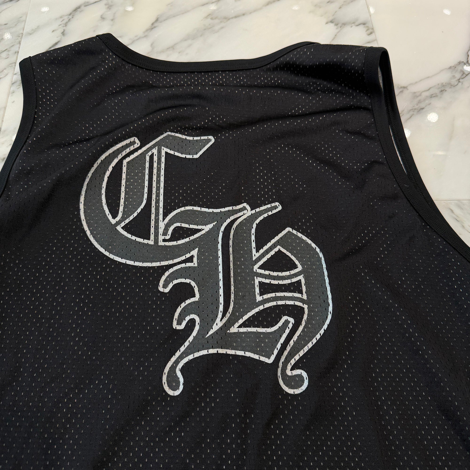 CHROME HEARTS Mesh Warm Up Jersey Size L クロムハーツ メッシュウォームアップジャージー サイズL