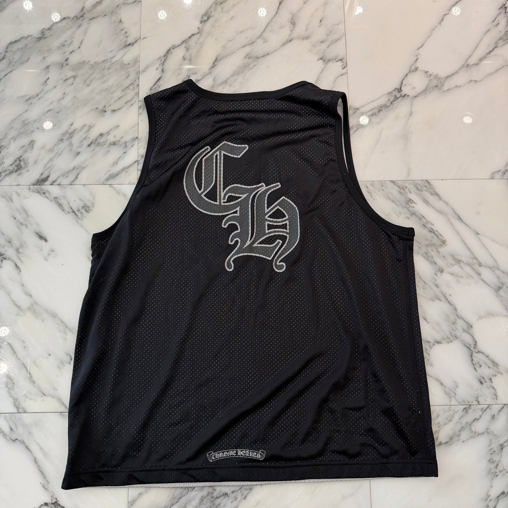 CHROME HEARTS Mesh Warm Up Jersey Size L クロムハーツ メッシュウォームアップジャージー サイズL