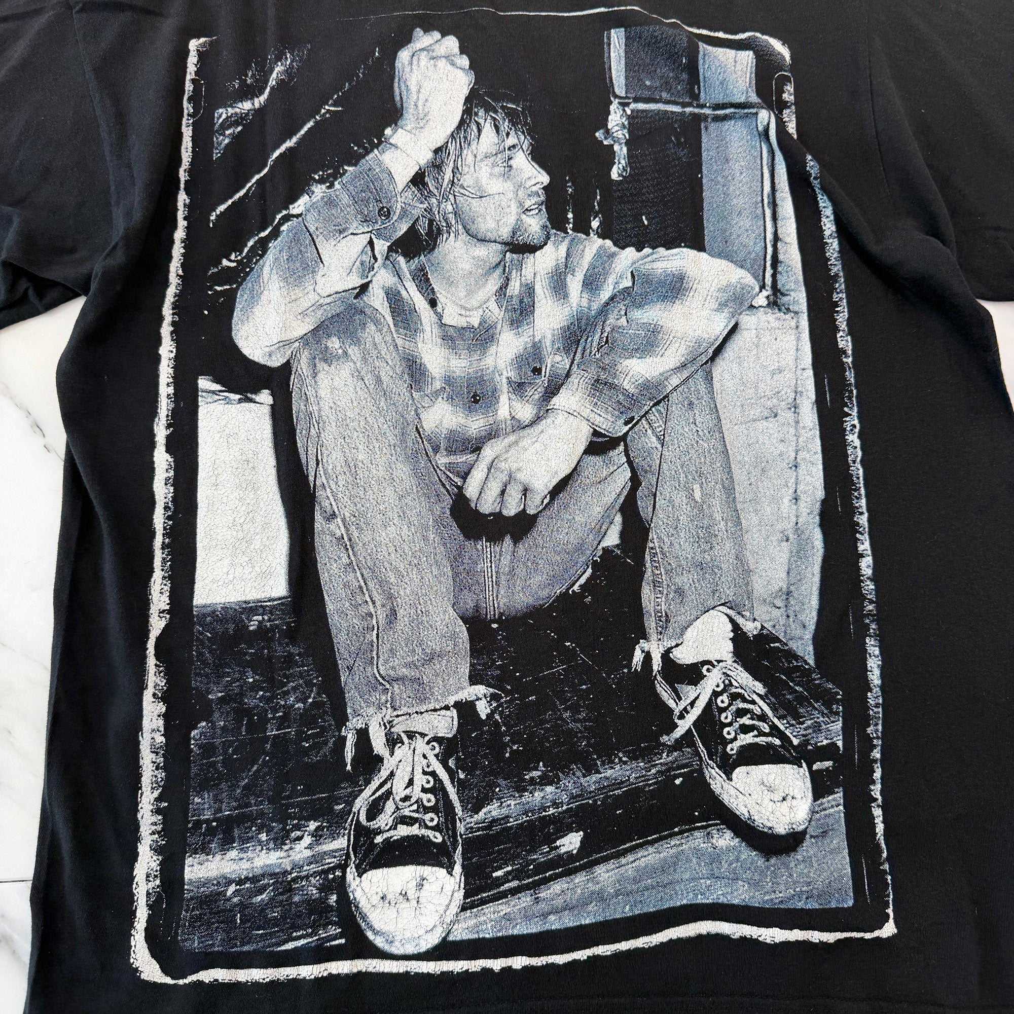 Vintage 90's "Kurt Cobain" Promostars S/S Tee Size M ヴィンテージ 90's "カート・コバーン" プロモスターズ社製 Tシャツ サイズＭ