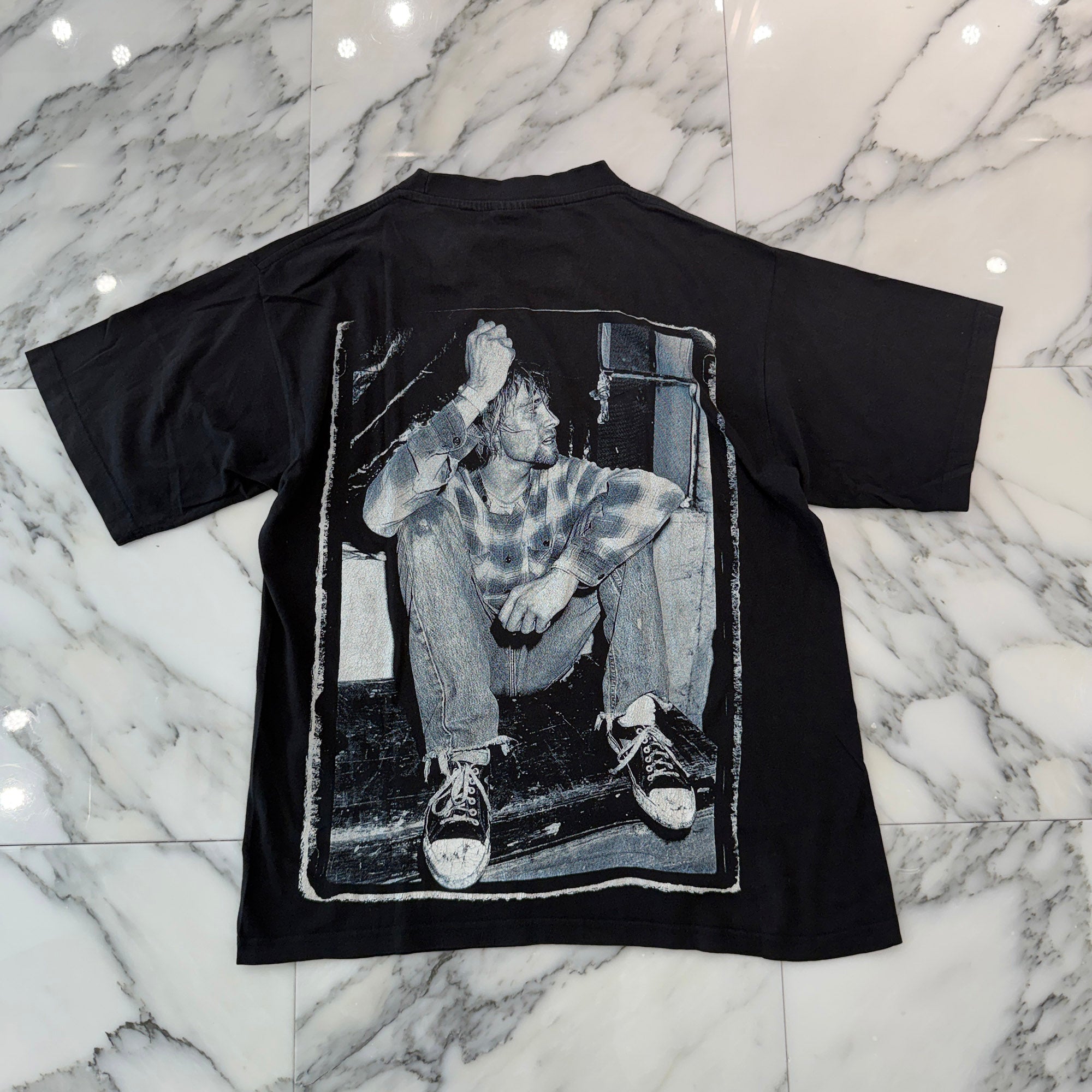 Vintage 90's "Kurt Cobain" Promostars S/S Tee Size M ヴィンテージ 90's "カート・コバーン" プロモスターズ社製 Tシャツ サイズＭ