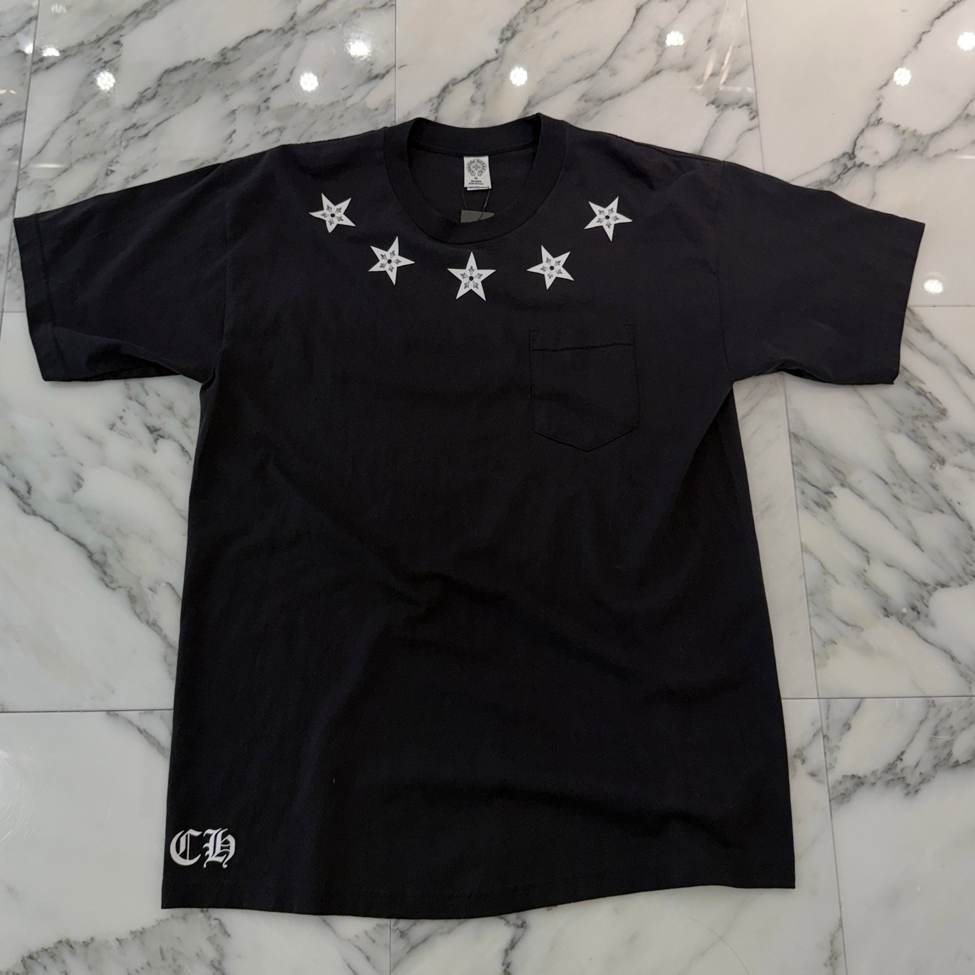 CHROME HEARTS Made In Hollywood CH Star Tee Size XL クロムハーツ メイドインハリウッド CHスター Tシャツ サイズXL