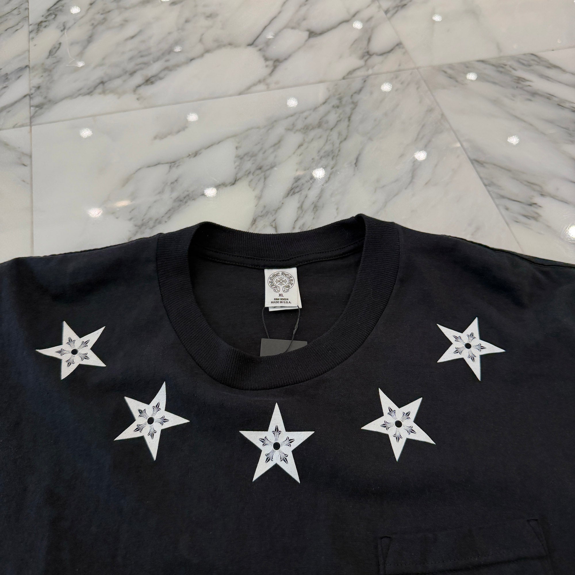 CHROME HEARTS Made In Hollywood CH Star Tee Size XL クロムハーツ メイドインハリウッド CHスター Tシャツ サイズXL