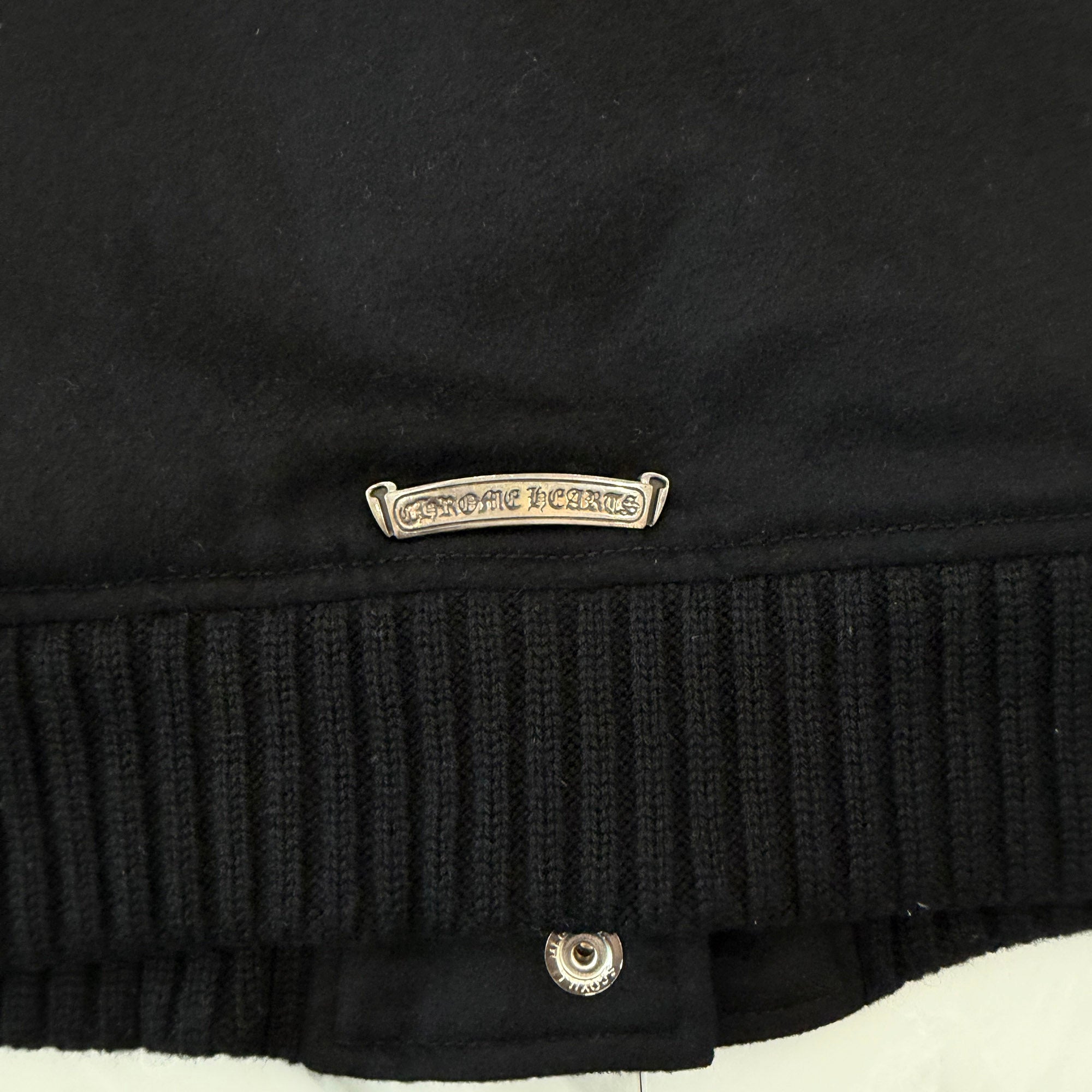 CHROME HEARTS LETTERMAN Multi Star Leather Patch Blouson Jacket Size M クロムハーツ レターマン マルチスターレザーパッチ ブルゾンジャケット サイズM