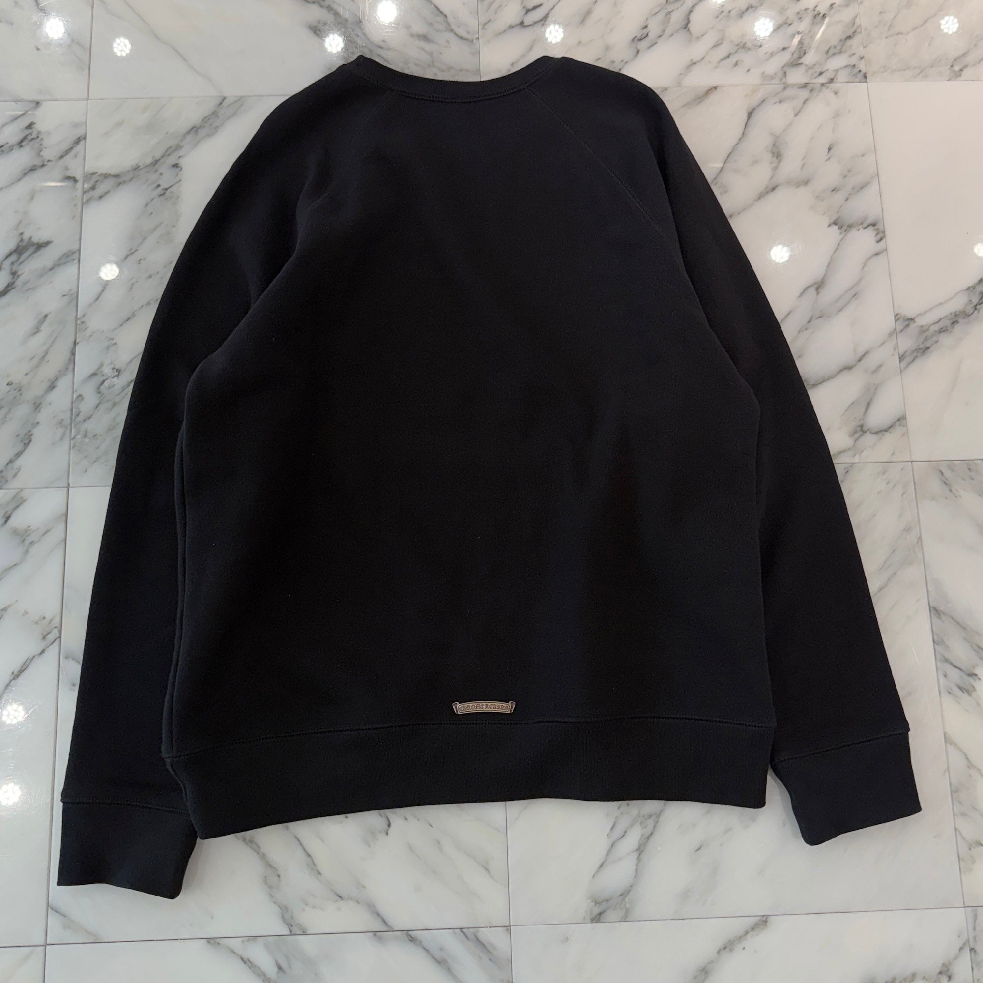 CHROME HEARTS King Taco 3 Cemetery Cross Embroidery Sweat Shirt Size L クロムハーツ キングタコ 3セメタリークロス刺繍 スウェットシャツ サイズL
